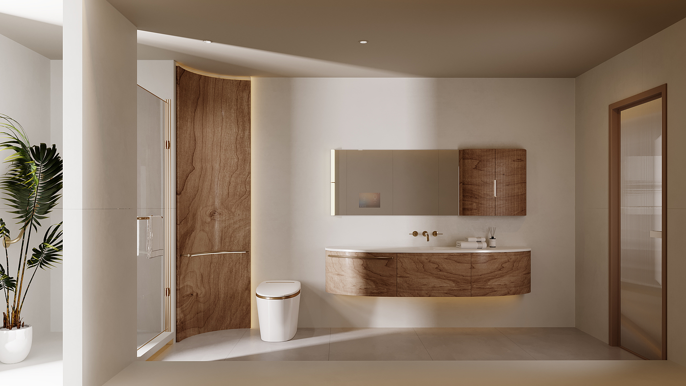 Bathroom, Furniture, Industrial Products, 3D Effects，