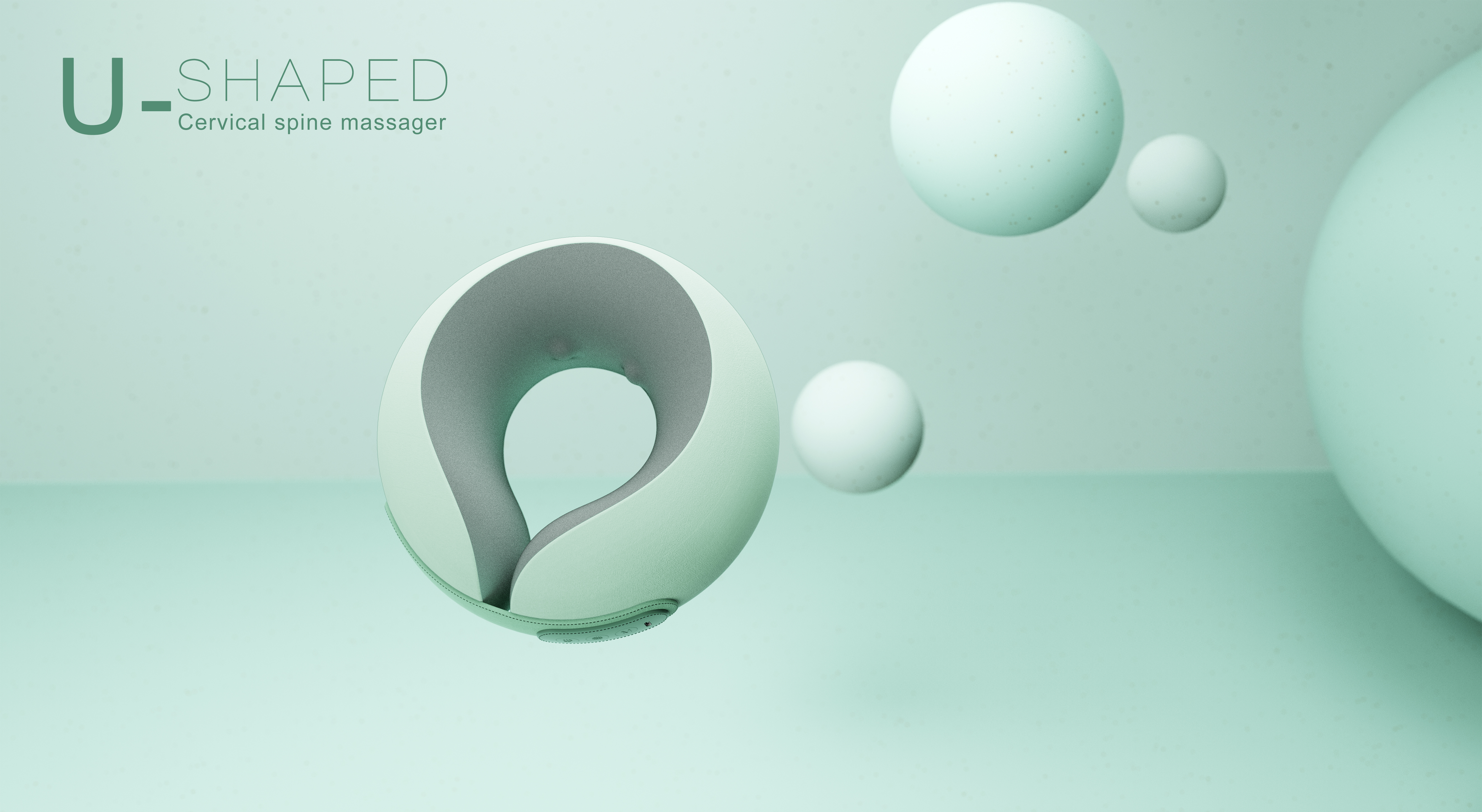 Cervical massage，U-shaped massage pillow，Massager，Design services，Personal care，