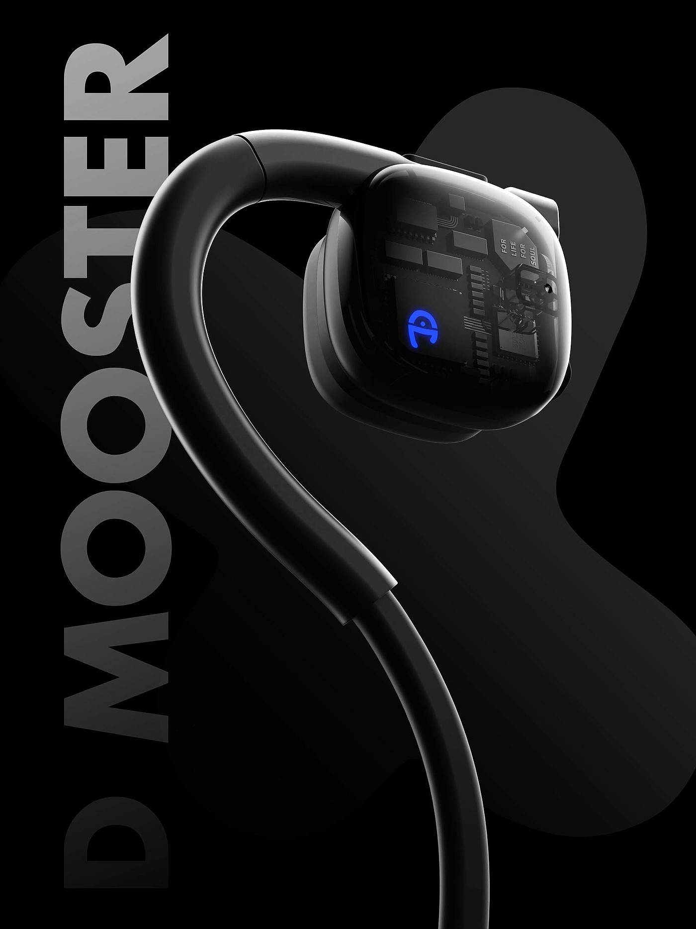 Big Monster，Bluetooth headset，Chaodian Factory，Digital 3C，Bone conduction earphone，
