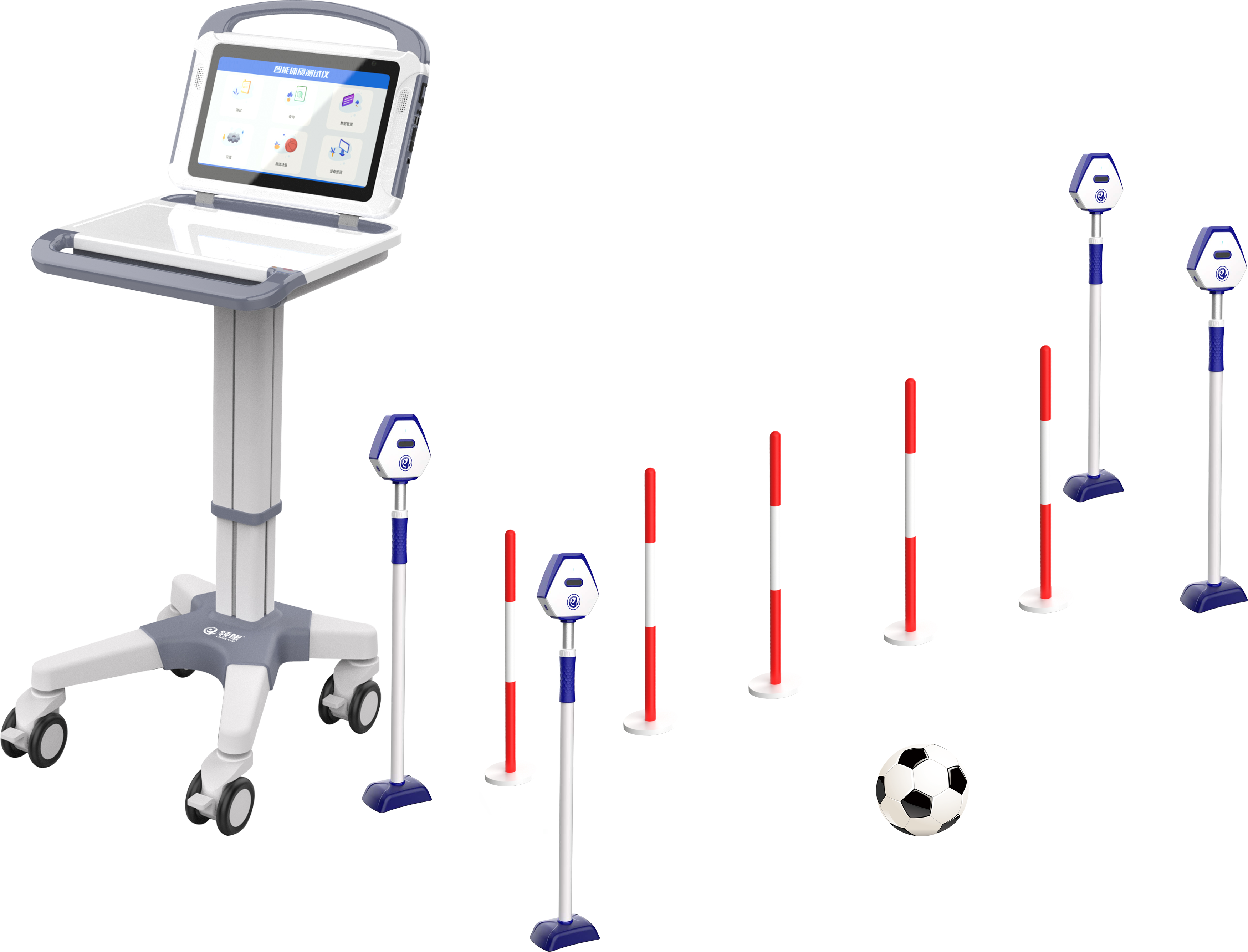 sports test，physical education examination，physical training，data collector，