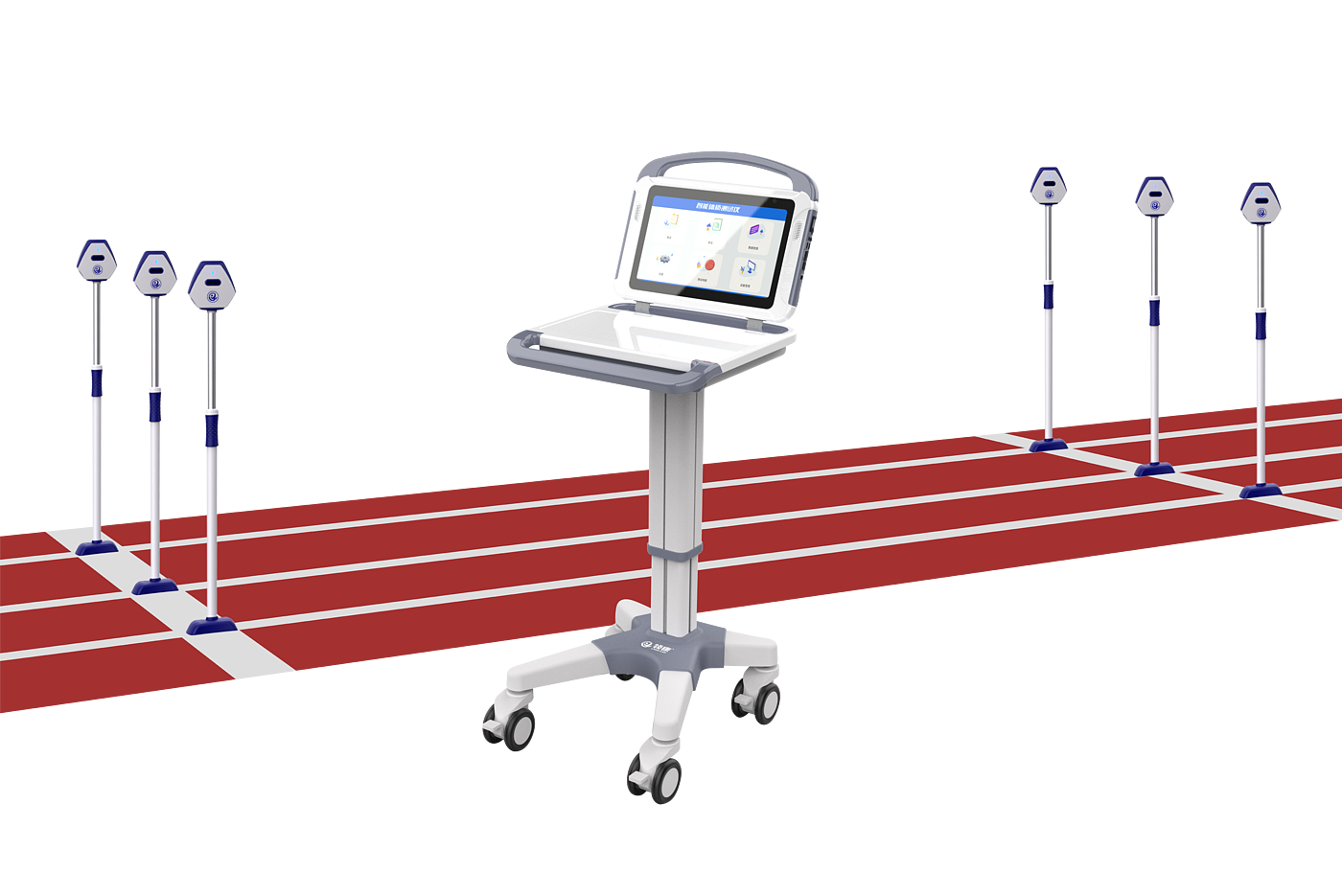 sports test，physical education examination，physical training，data collector，