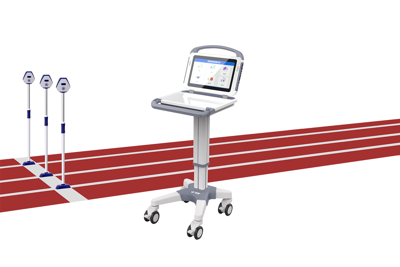 sports test，physical education examination，physical training，data collector，