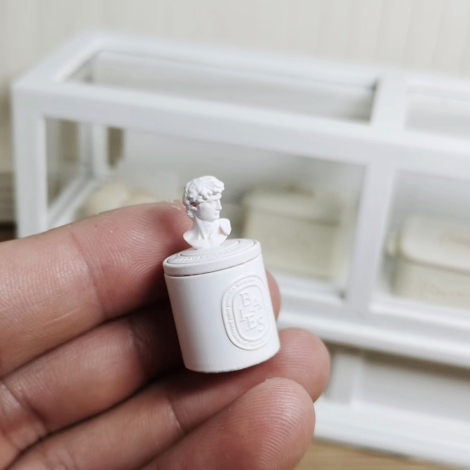 dollhouse，Baby House，Miniature model，Handmade，Gypsum Aromatherapy，fingertip，