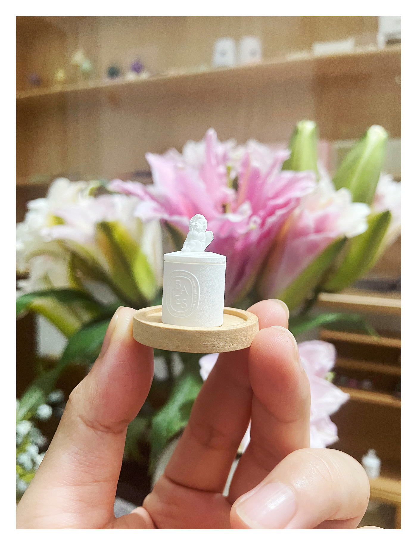 dollhouse，Baby House，Miniature model，Handmade，Gypsum Aromatherapy，fingertip，