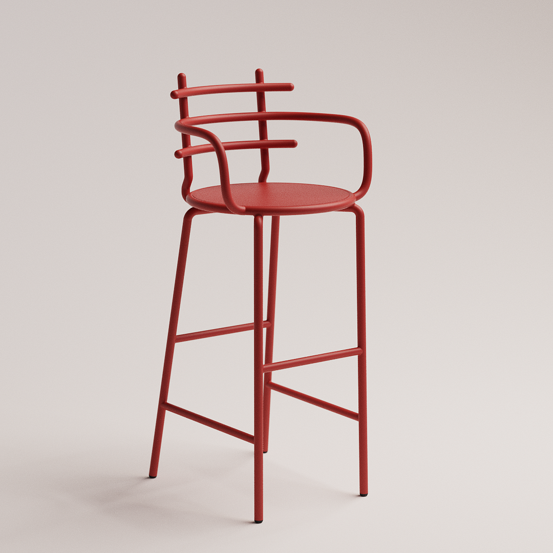 stool，Ergonomics，Metal furniture，Creative home，