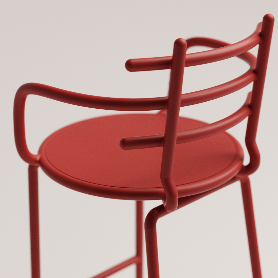 stool，Ergonomics，Metal furniture，Creative home，