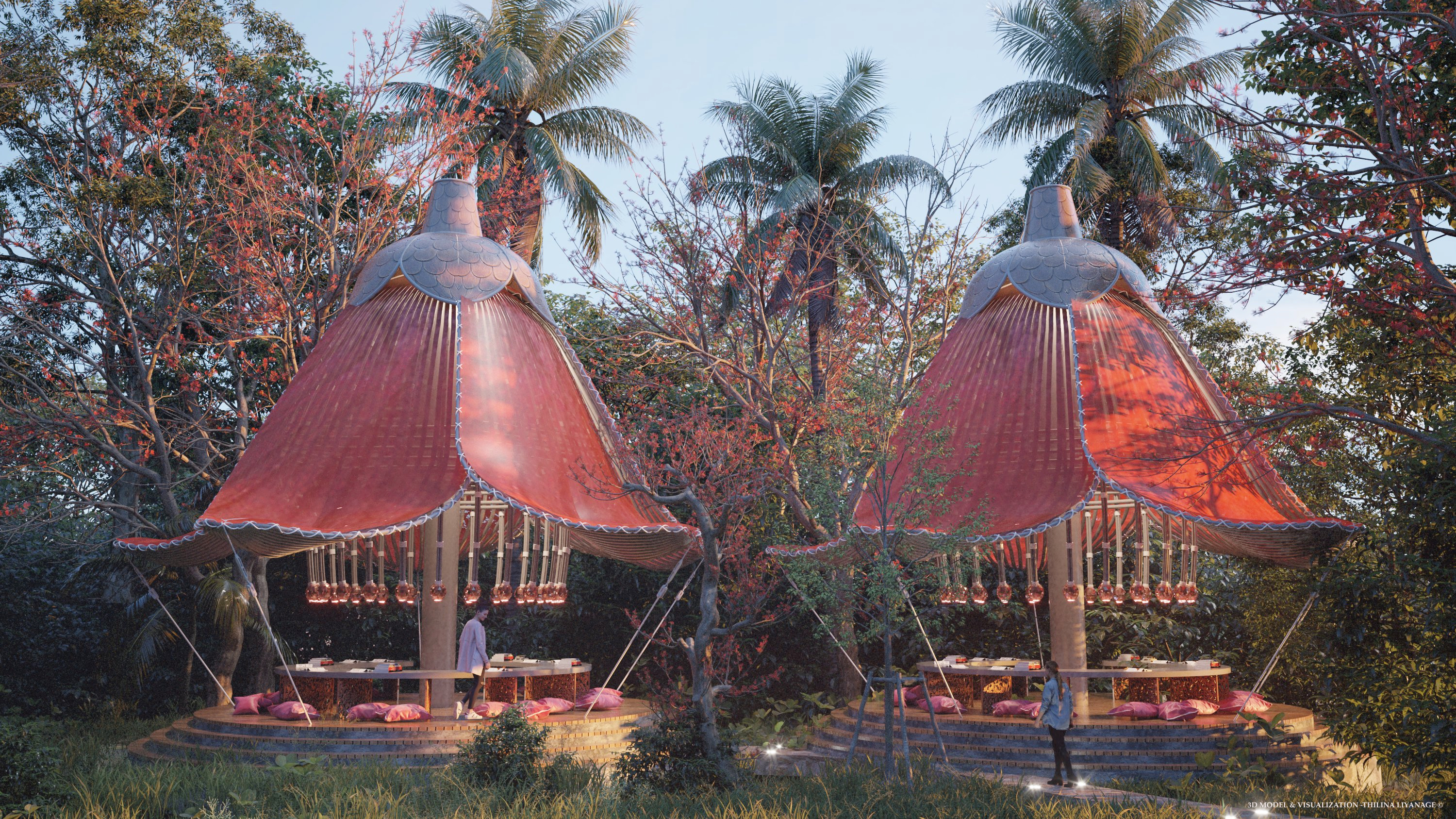 Architecture，Gao Liu，conceptual design，Digital art，Natural landscape，