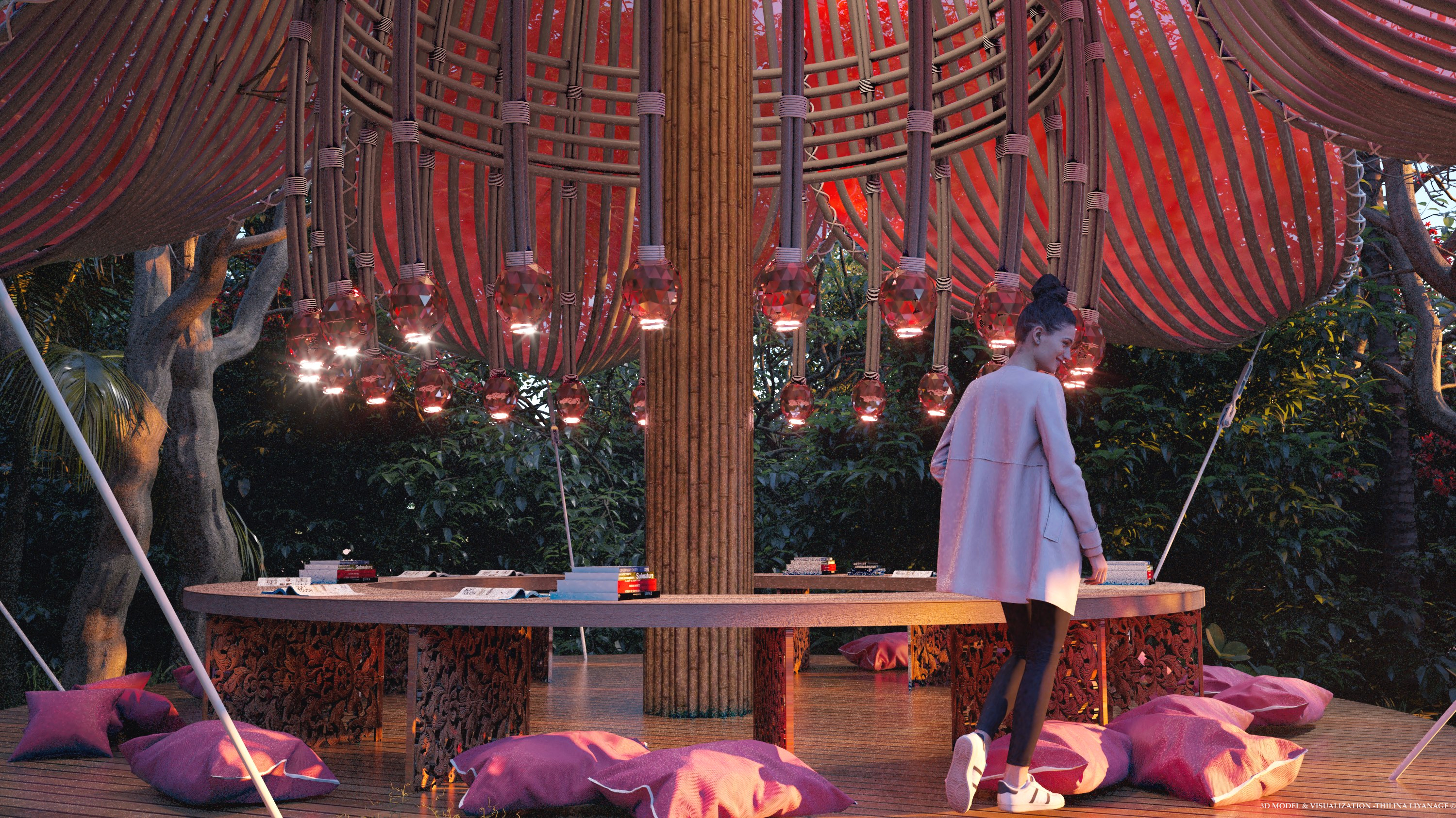 Architecture，Gao Liu，conceptual design，Digital art，Natural landscape，