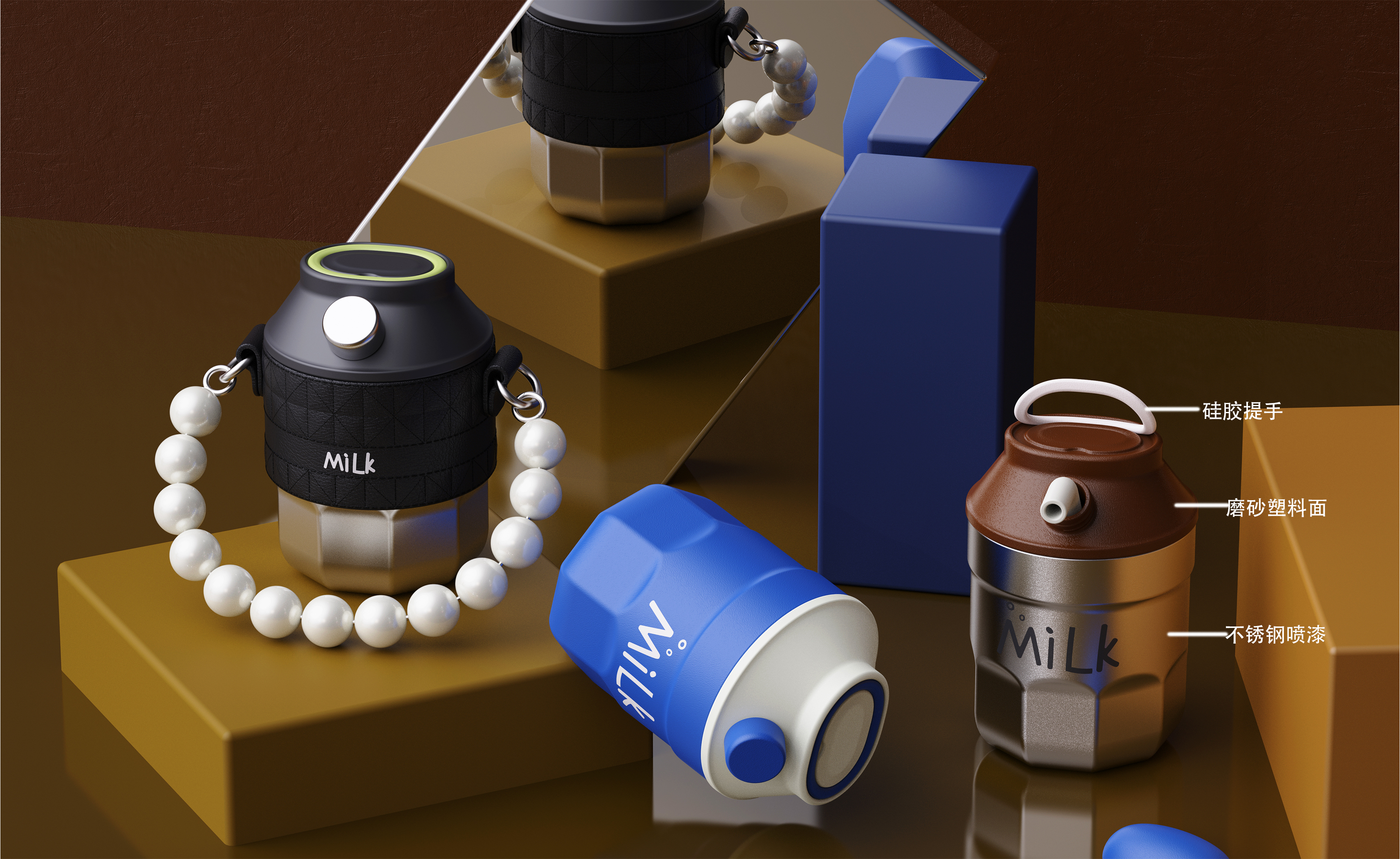 glass，Bouncing cup，lovely，Children's pot，