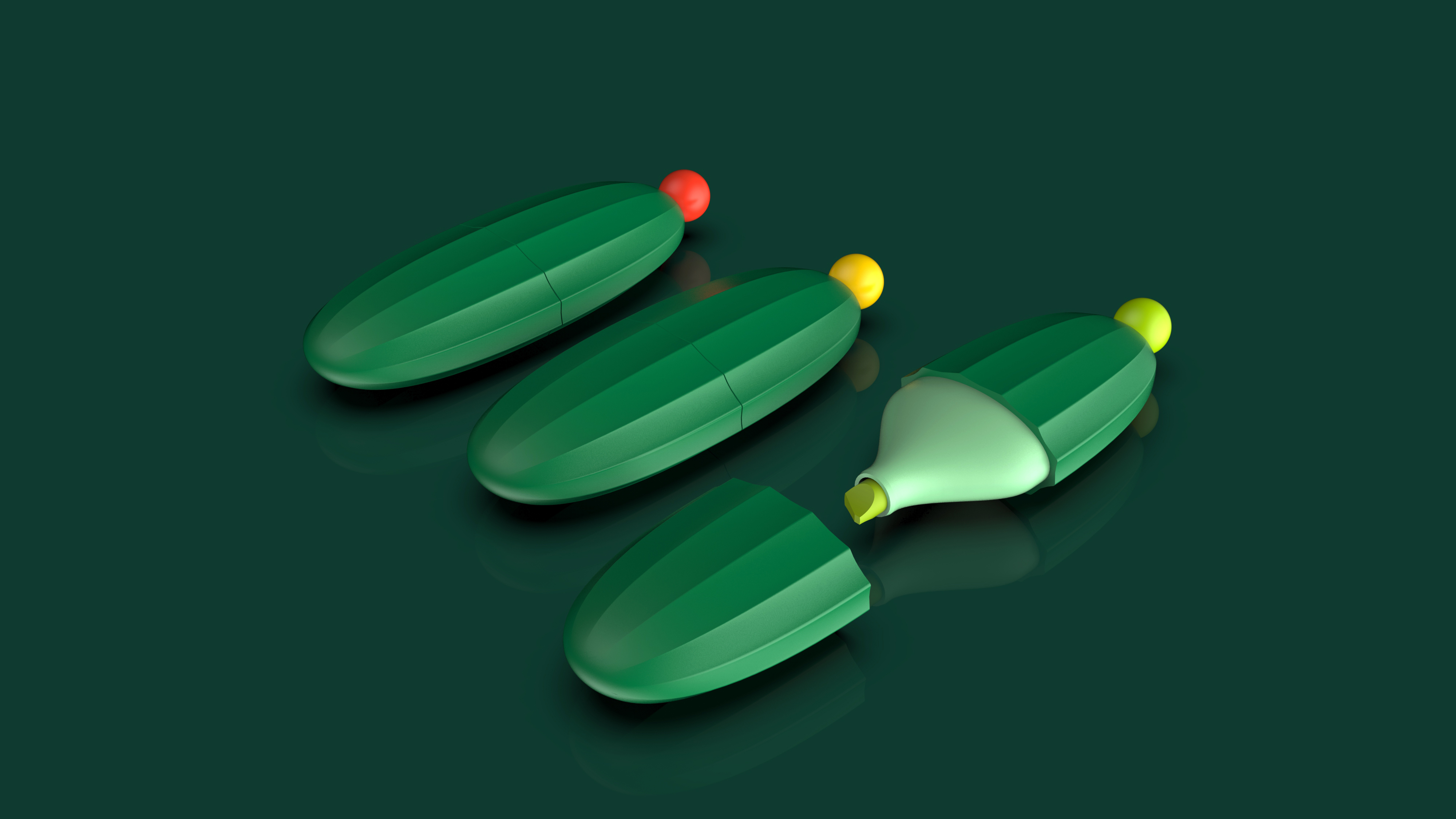 Office products，Stationery design，Highlighter design，Cactus Man，Cultural and creative design，Handle piece，