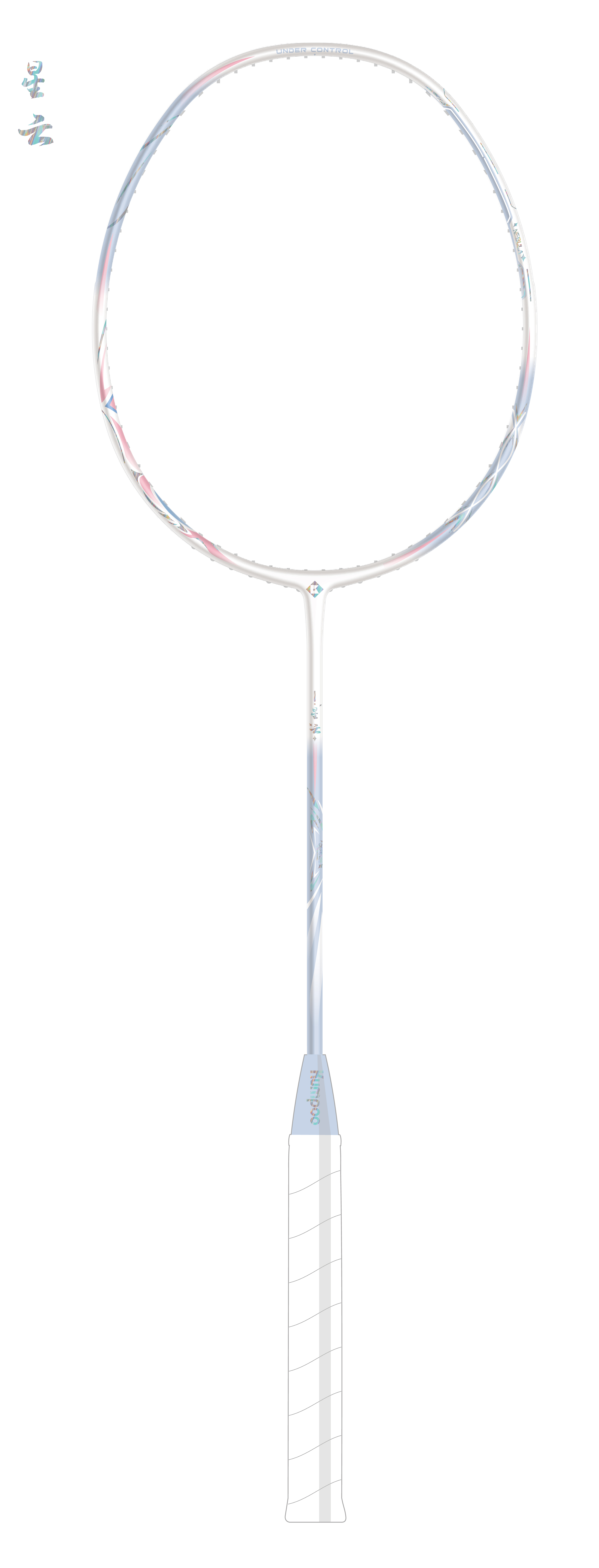 Wind badminton racket, wind nebula，