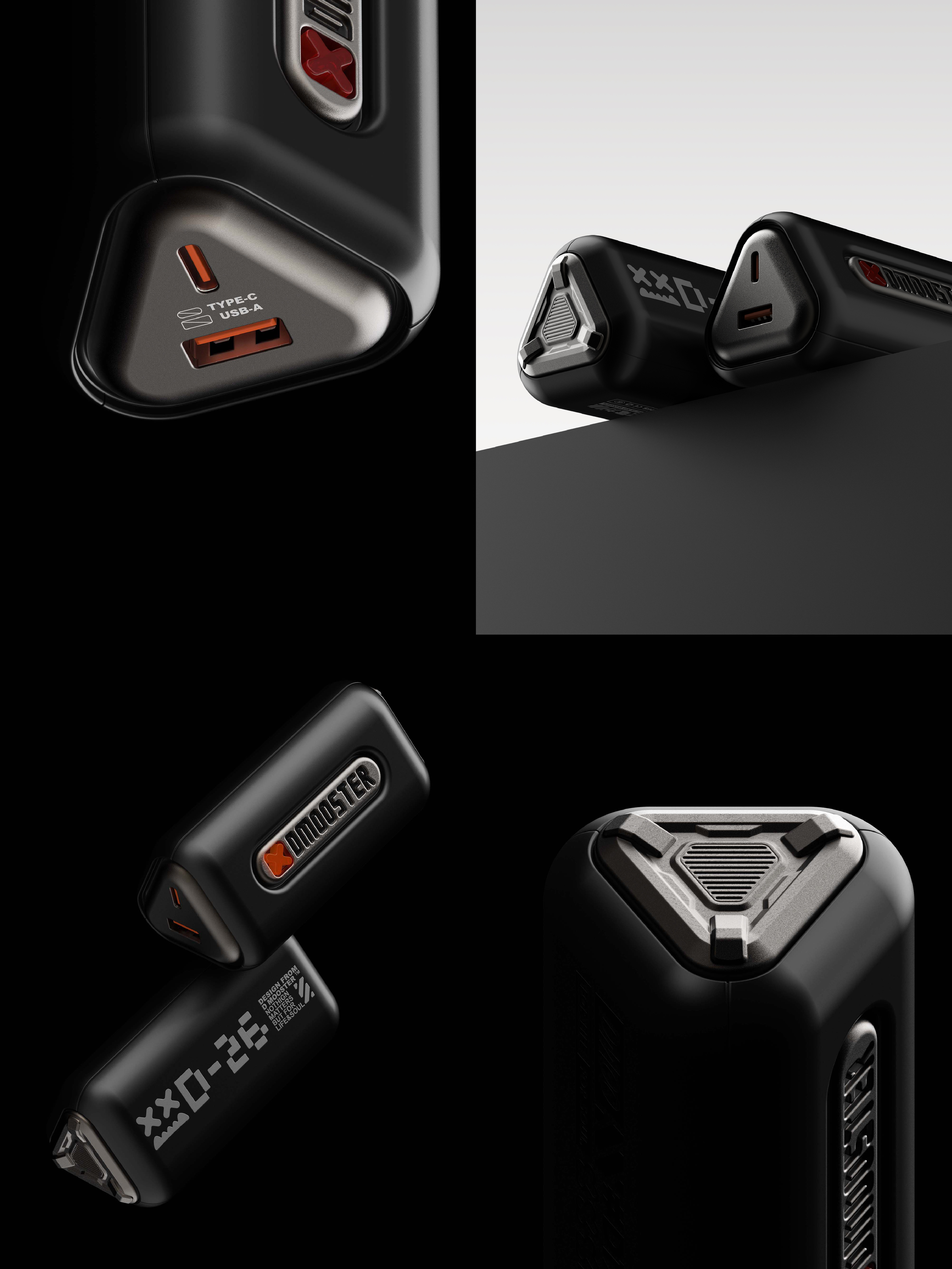 Big Monster，dmooster，industrial design，product design，headset，portable battery，Chaopin，brand，