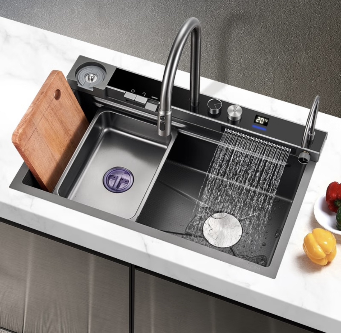 kitchen，Sanitary products ，Design，water tap，Kitchen faucet，