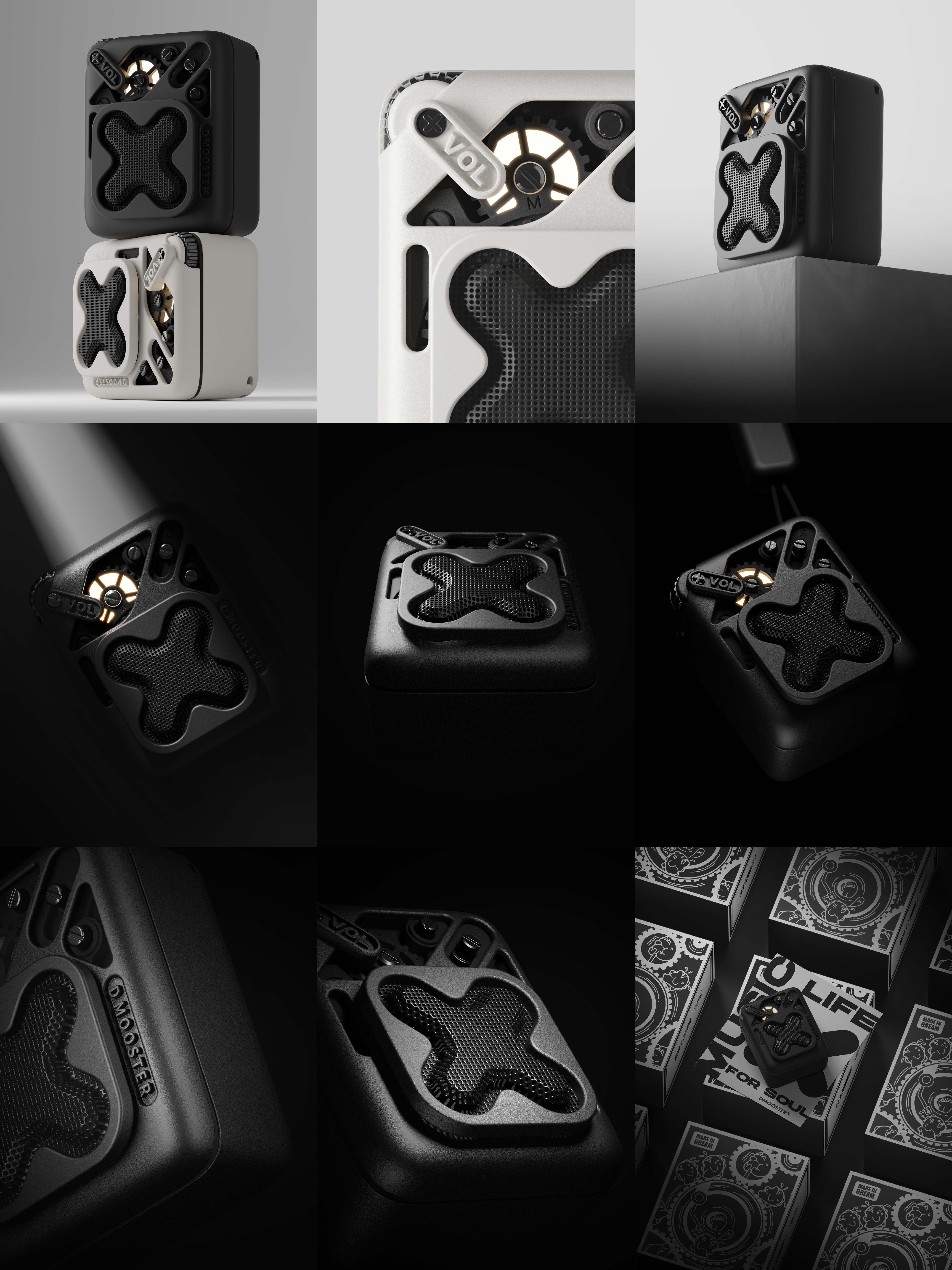 Big Monster，dmooster，industrial design，product design，headset，portable battery，Chaopin，brand，