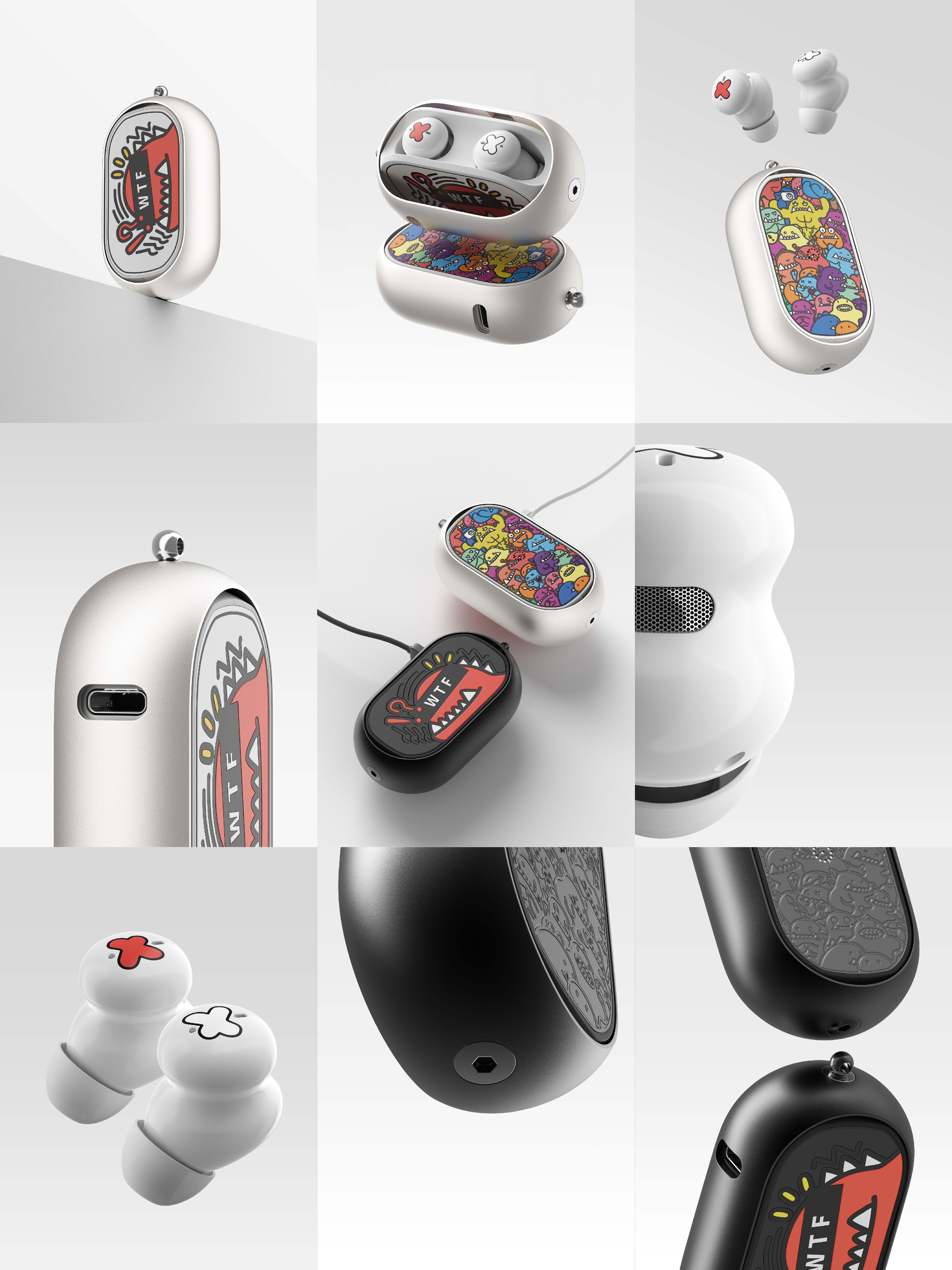 Big Monster，dmooster，industrial design，product design，headset，portable battery，Chaopin，brand，