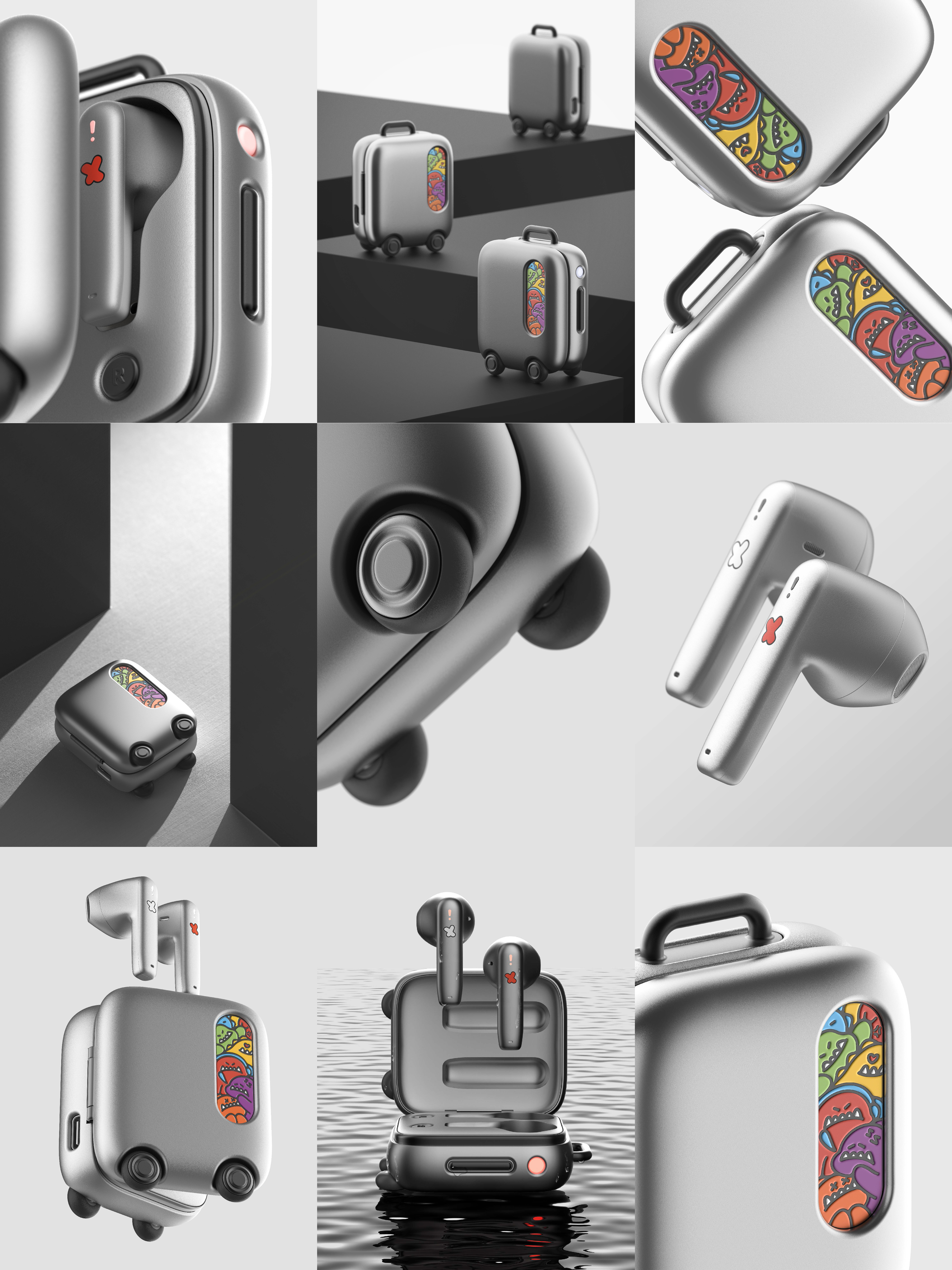 Big Monster，dmooster，industrial design，product design，headset，portable battery，Chaopin，brand，