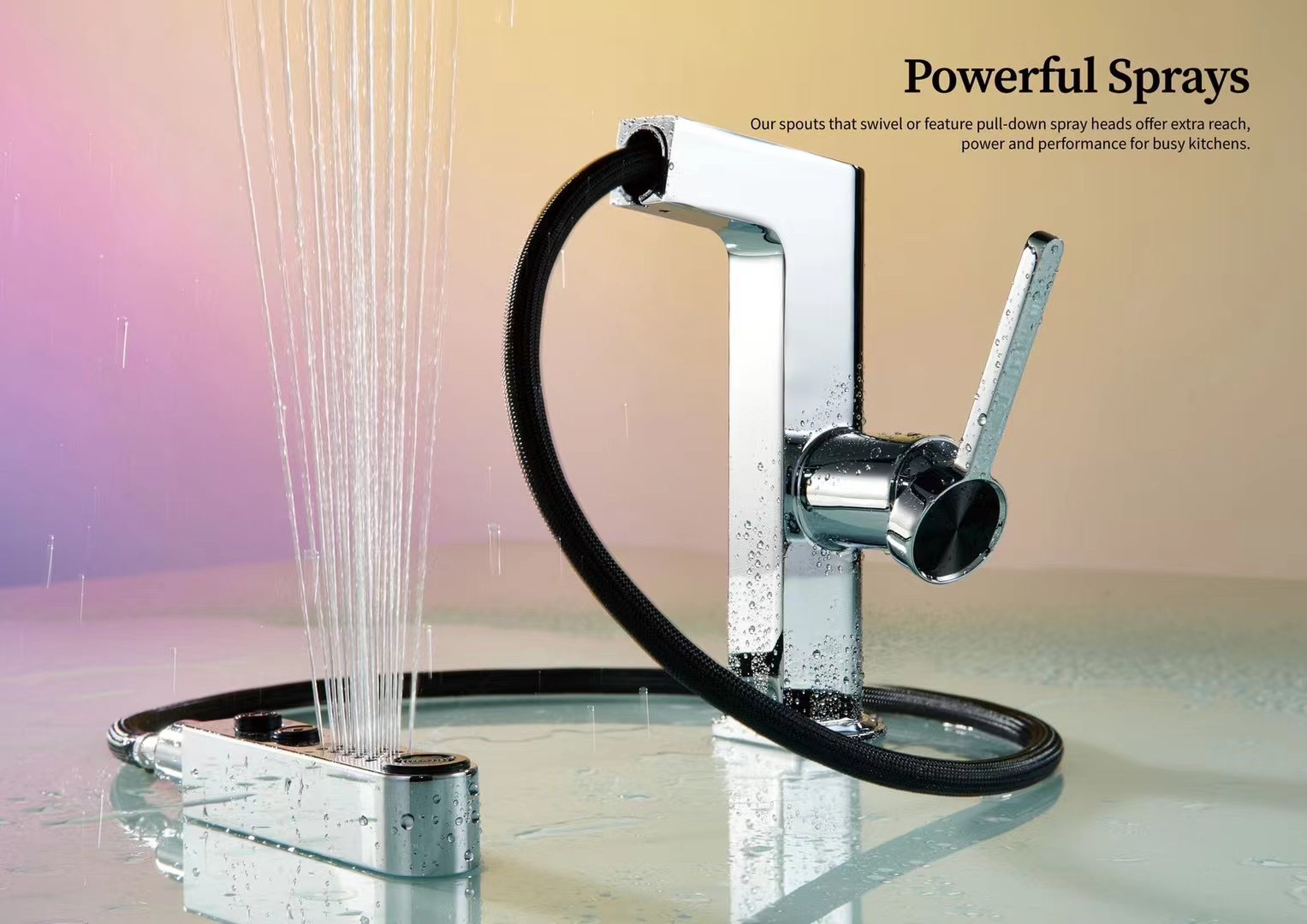 Basin mixer ，product design，kitchen and toilet，water tap，Digital display，