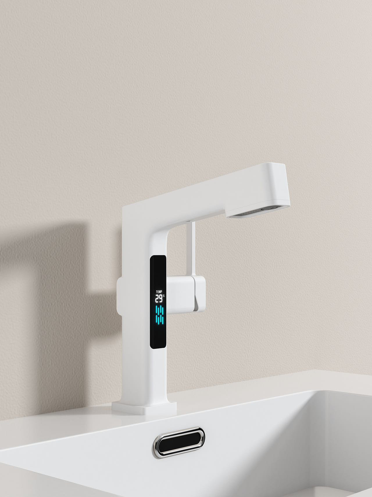 Basin mixer ，kitchen and toilet，Digital display，Design，