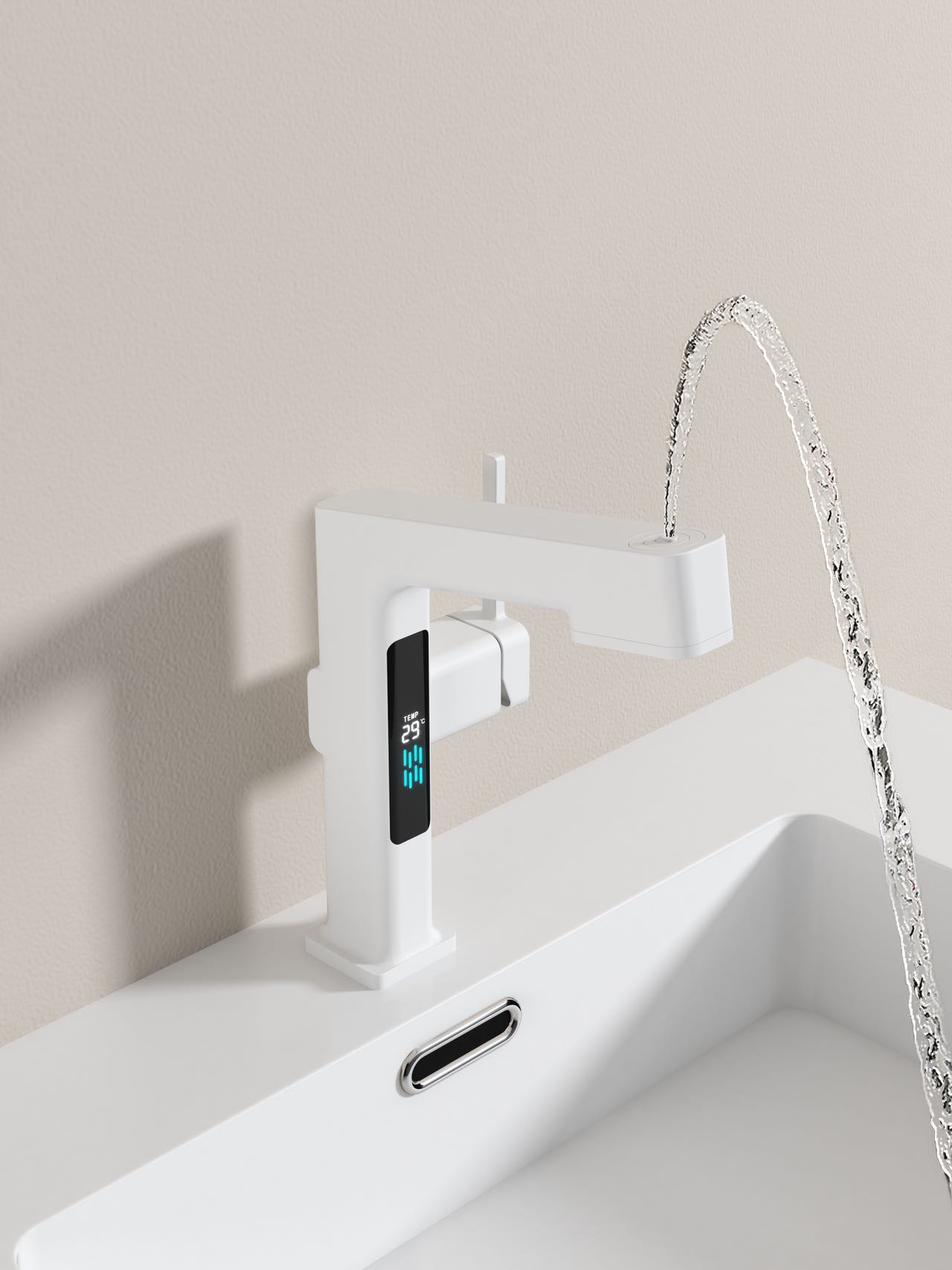 Basin mixer ，kitchen and toilet，Digital display，Design，