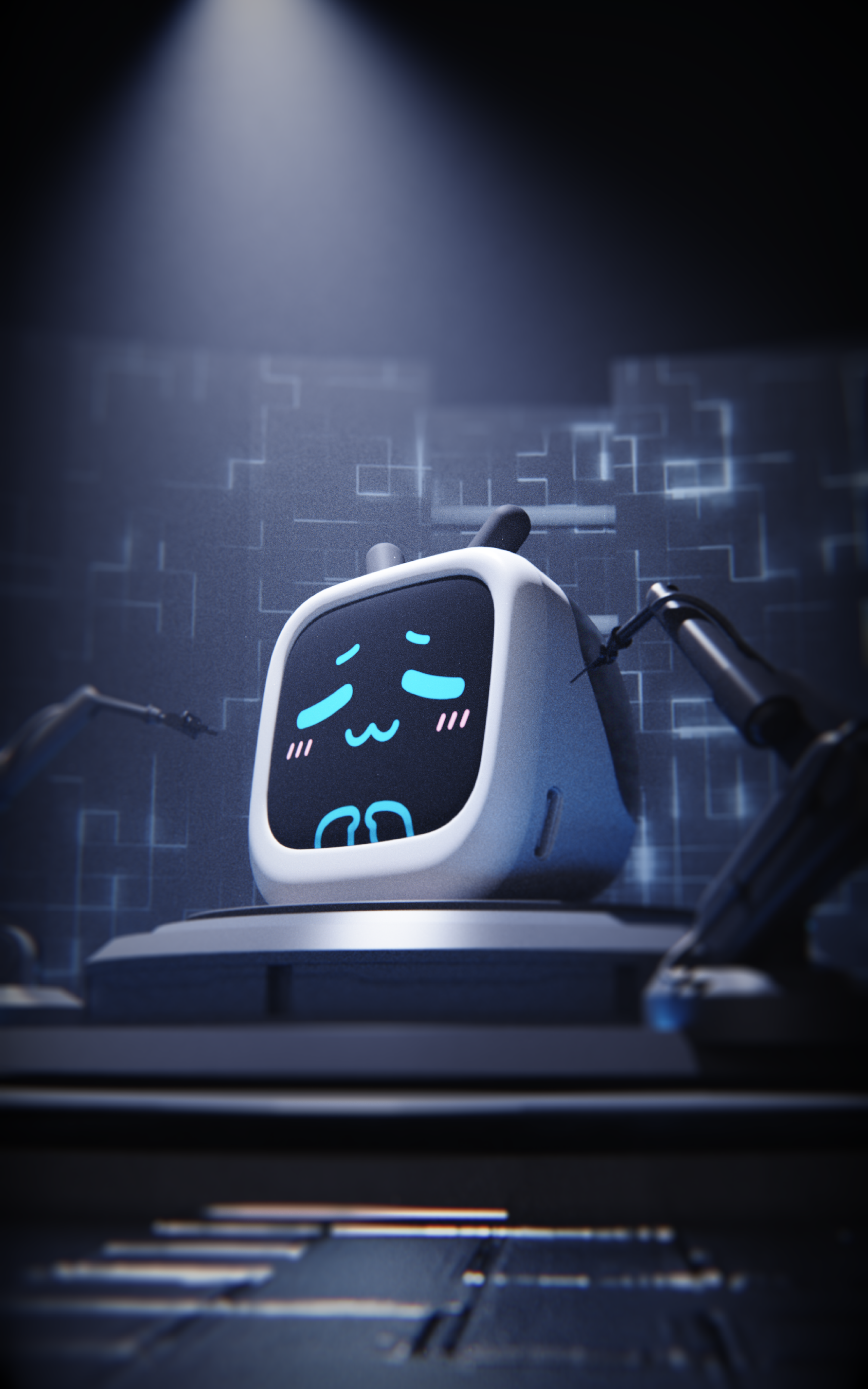 product design，Bilibili，station B，bilibili，Bluetooth headset，Small TV，Product appearance，