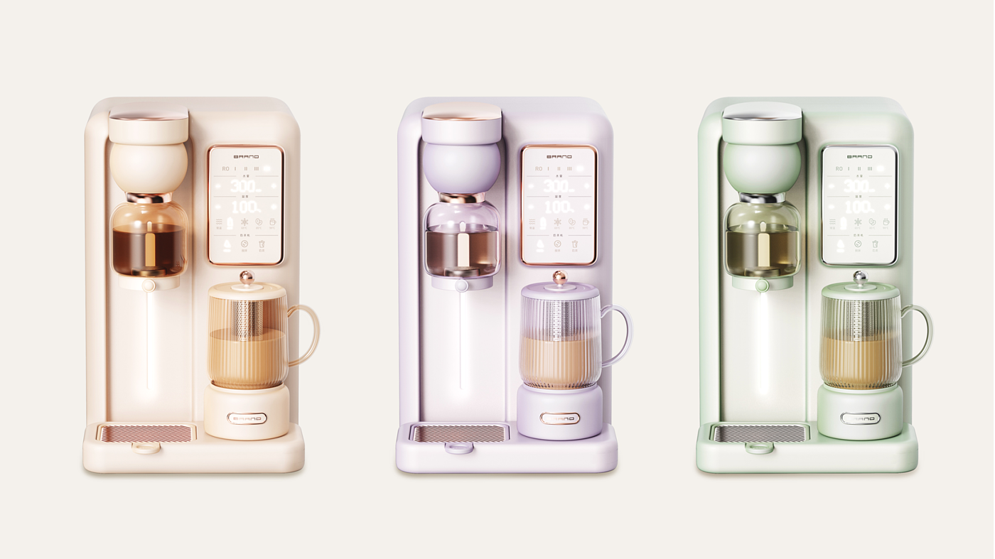 净饮机，奶茶机，泡茶壶，饮水机，产品设计，工业设计，