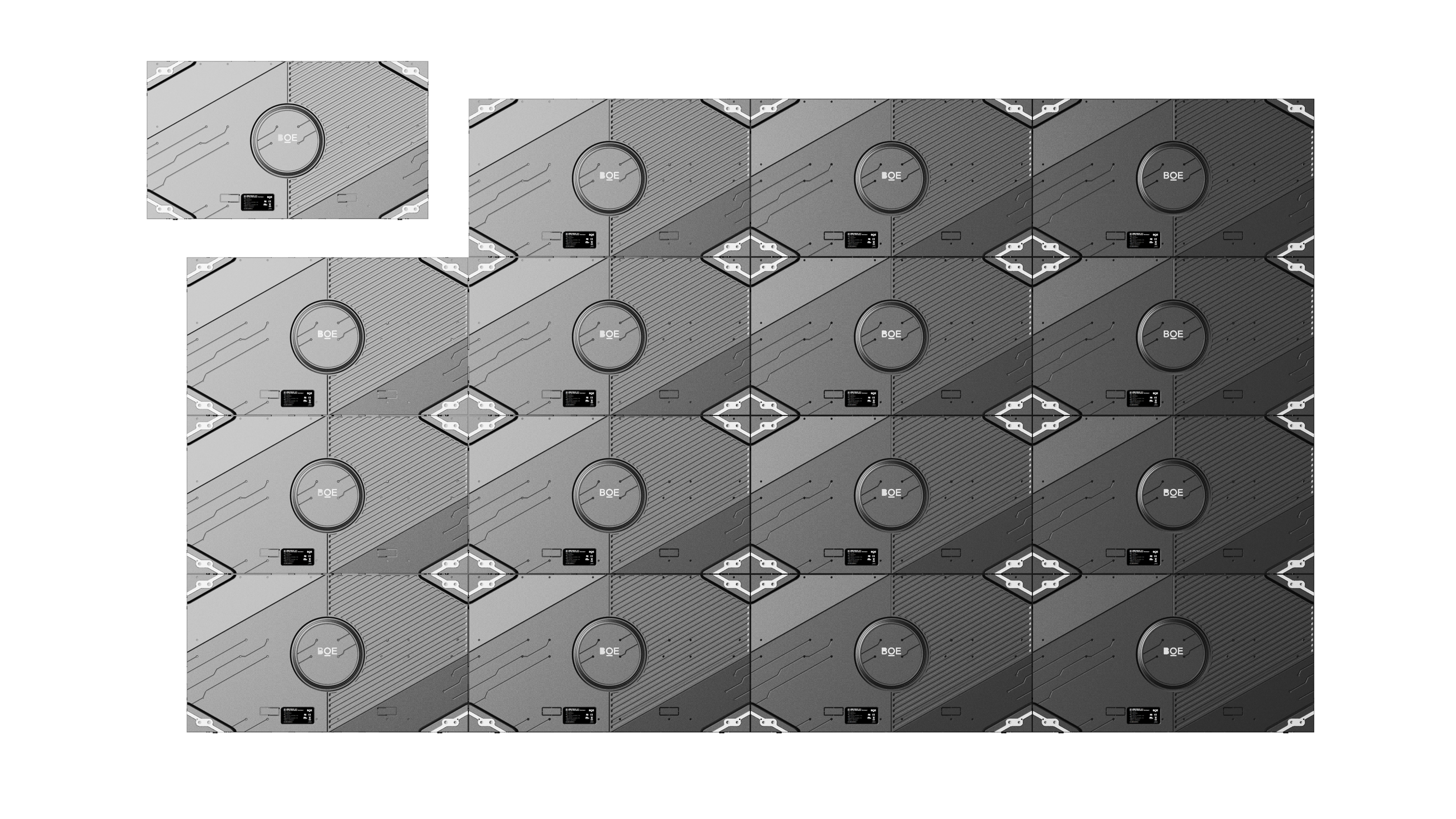 RGB full flip，Thin package，dual link scheme，