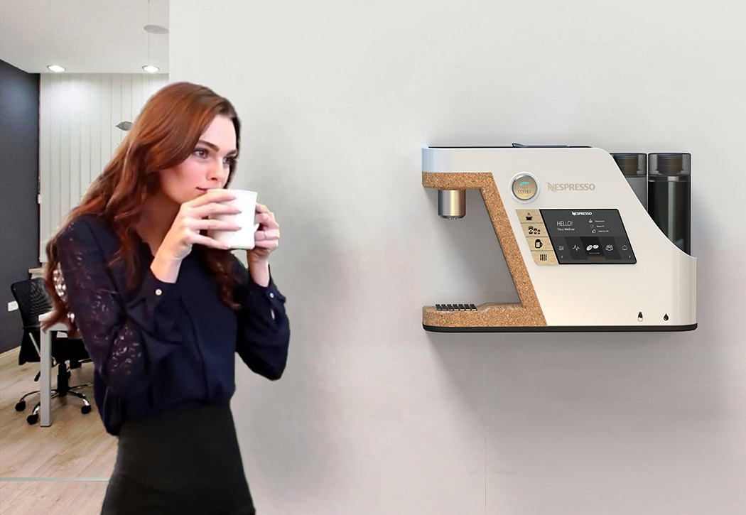 Nespresso，Capsule coffee machine，conceptual design，small home appliances，