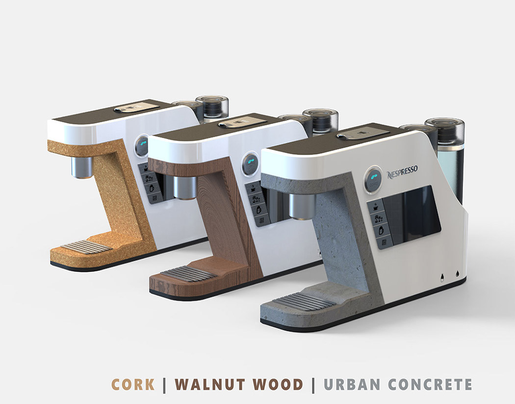 Nespresso，Capsule coffee machine，conceptual design，small home appliances，