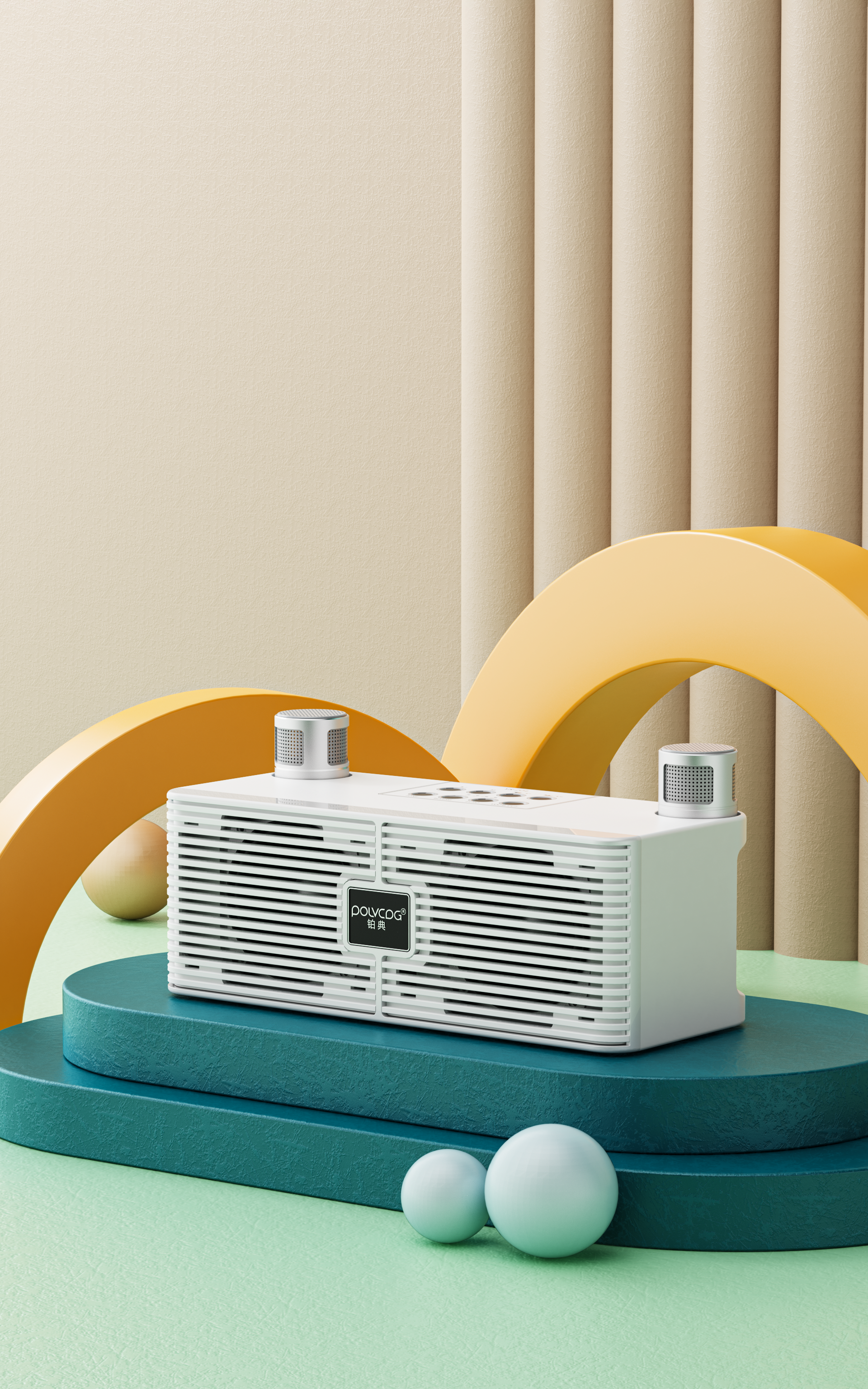 Product rendering，three-dimensional，electronic product，Electronics，Bluetooth Speaker ，Bluetooth audio，science and technology，Original rendering，