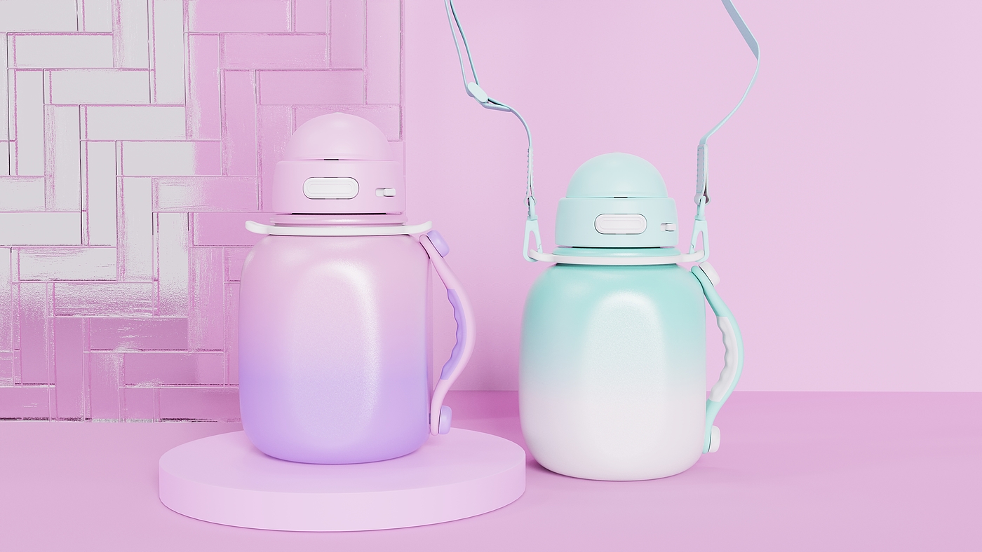 Daily necessities，Water cup，coffee cup，Plastic cup，vacuum cup，Simple and fresh，
