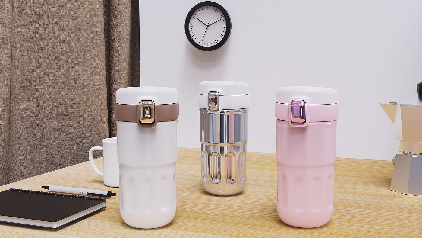Daily necessities，Water cup，coffee cup，Plastic cup，vacuum cup，Simple and fresh，