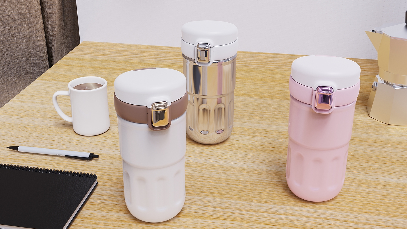 Daily necessities，Water cup，coffee cup，Plastic cup，vacuum cup，Simple and fresh，