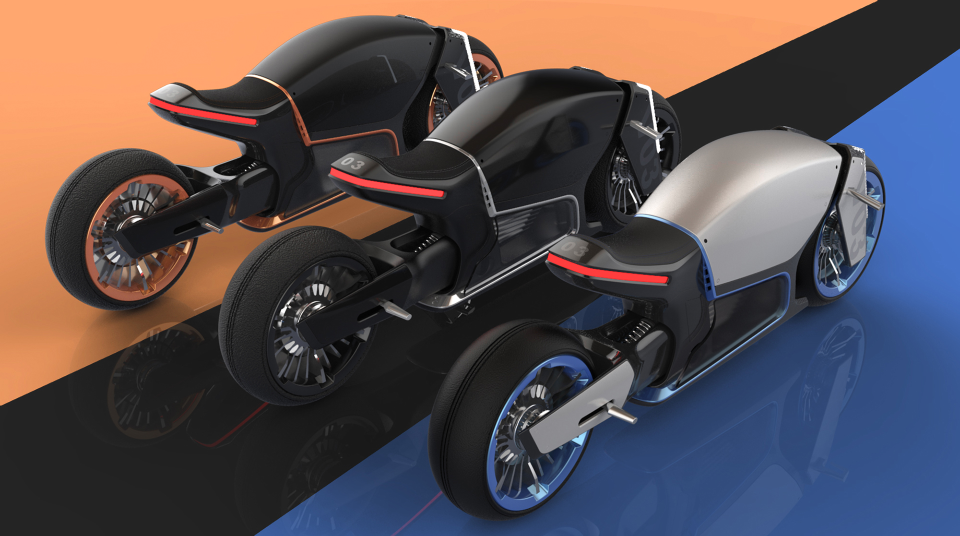 conceptual design，motorcycle，