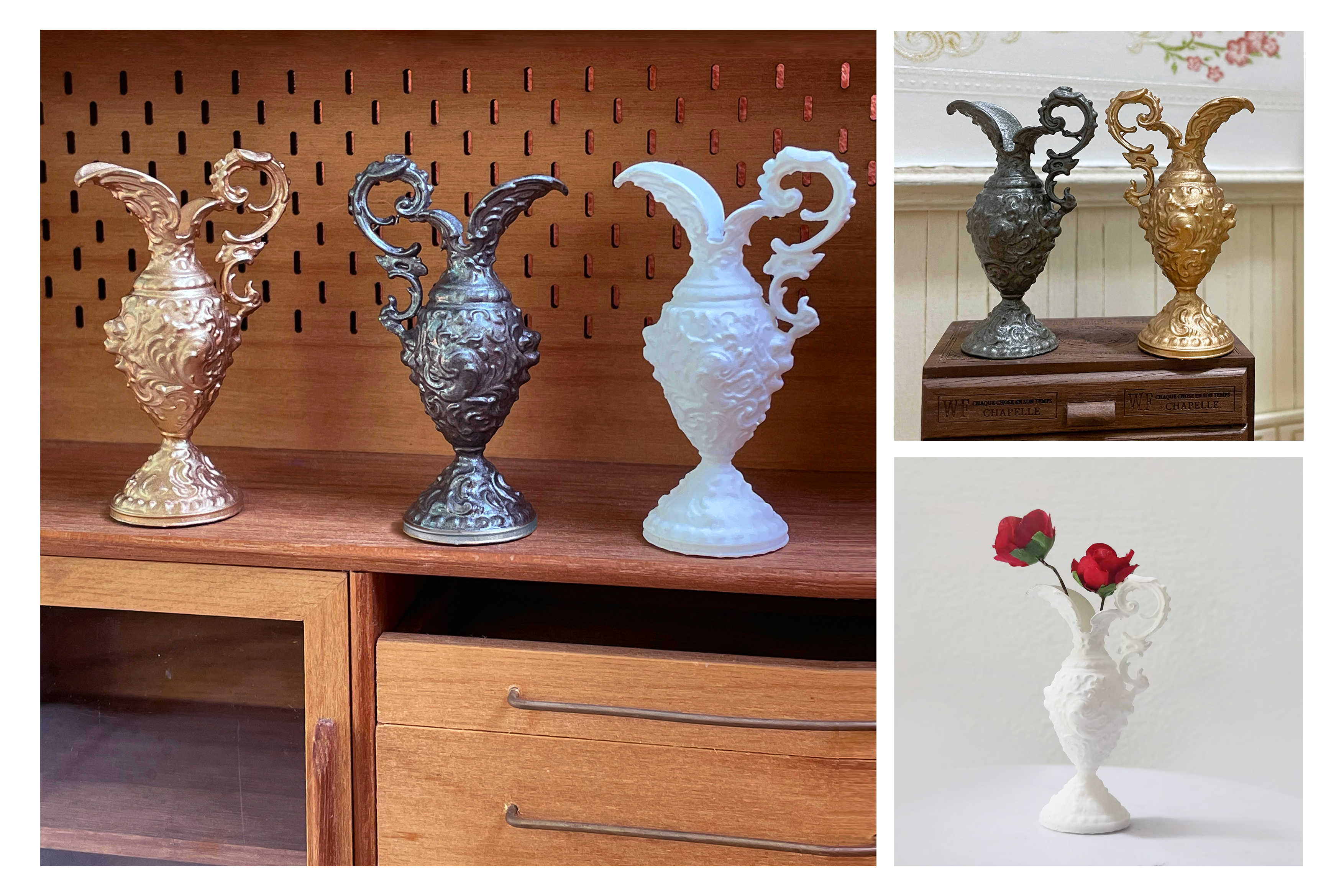 Doll House，dollhouse，Floral apparatus，palace wind，Miniature model，Handmade，fingertip，