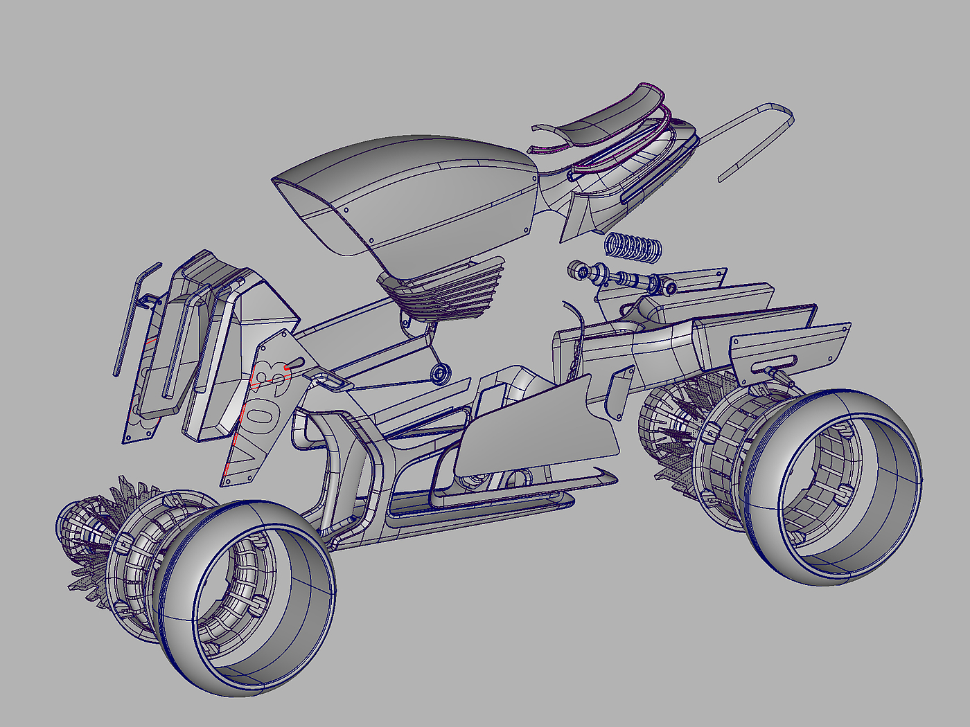 conceptual design，motorcycle，