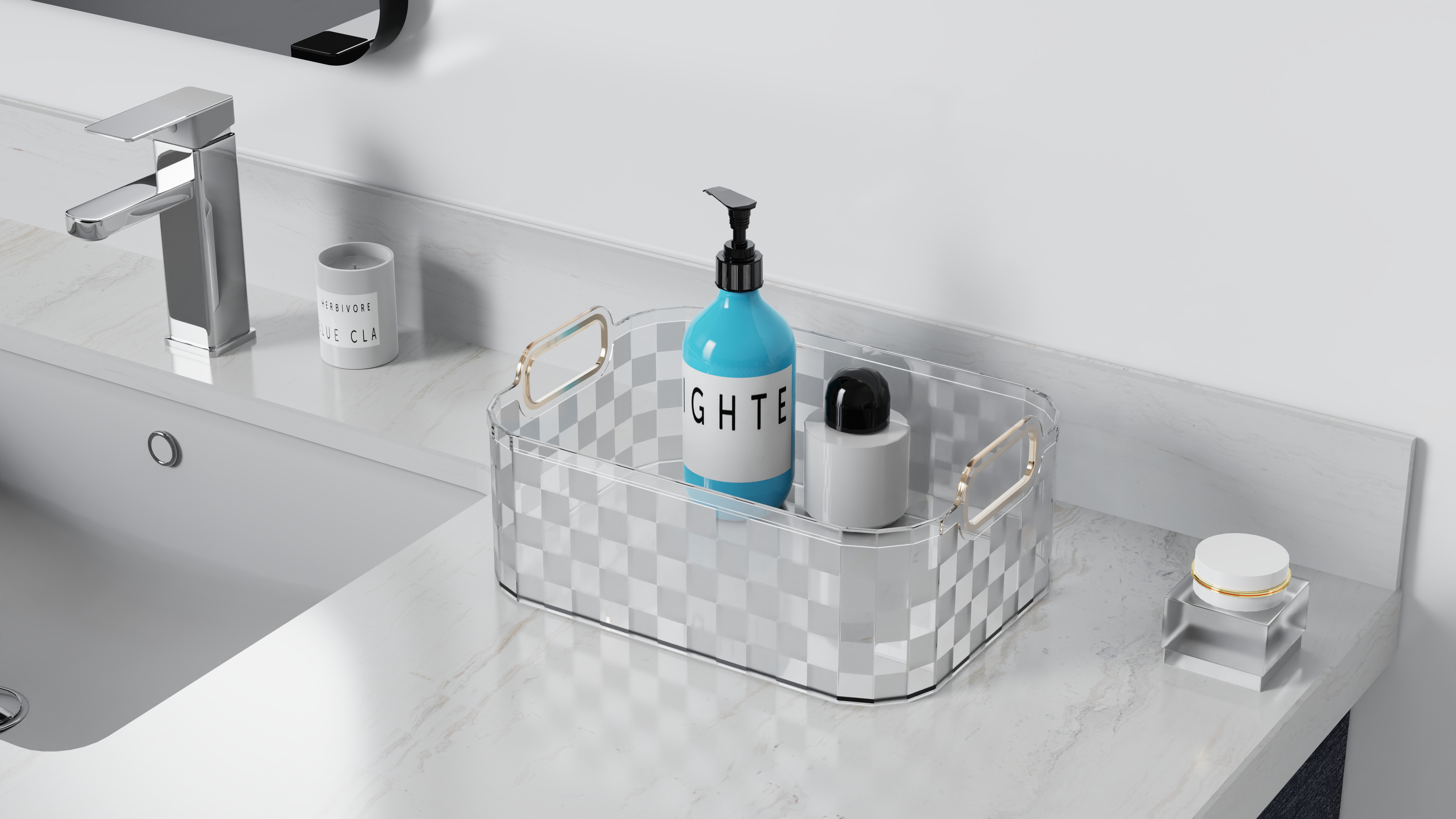 Cosmetic storage box，storage box，Desktop storage box，