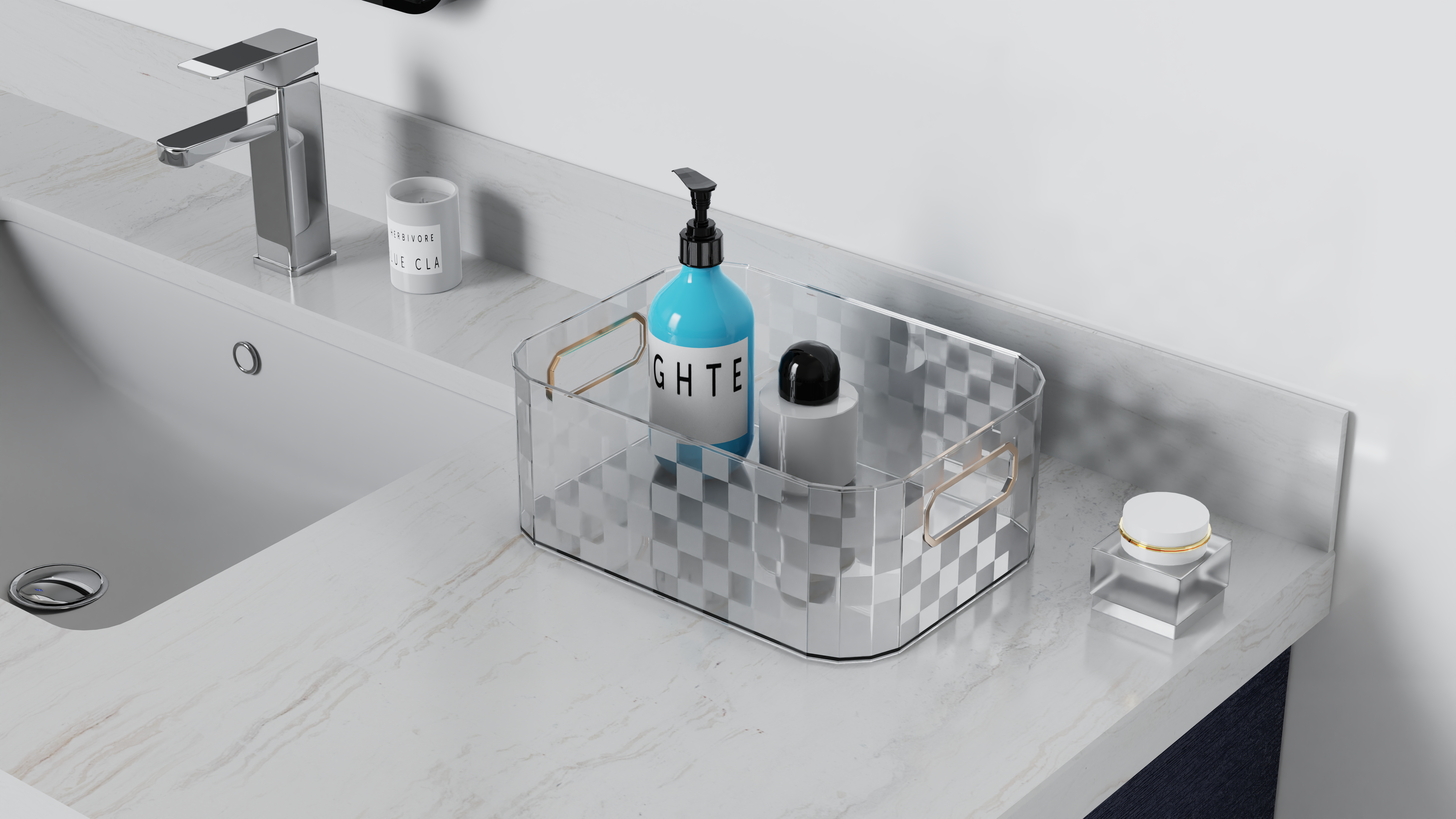 Cosmetic storage box，storage box，Desktop storage box，