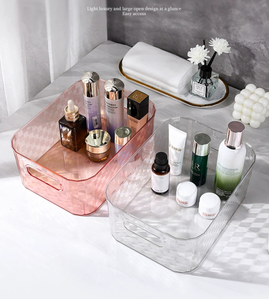Cosmetic storage box，storage box，Desktop storage box，