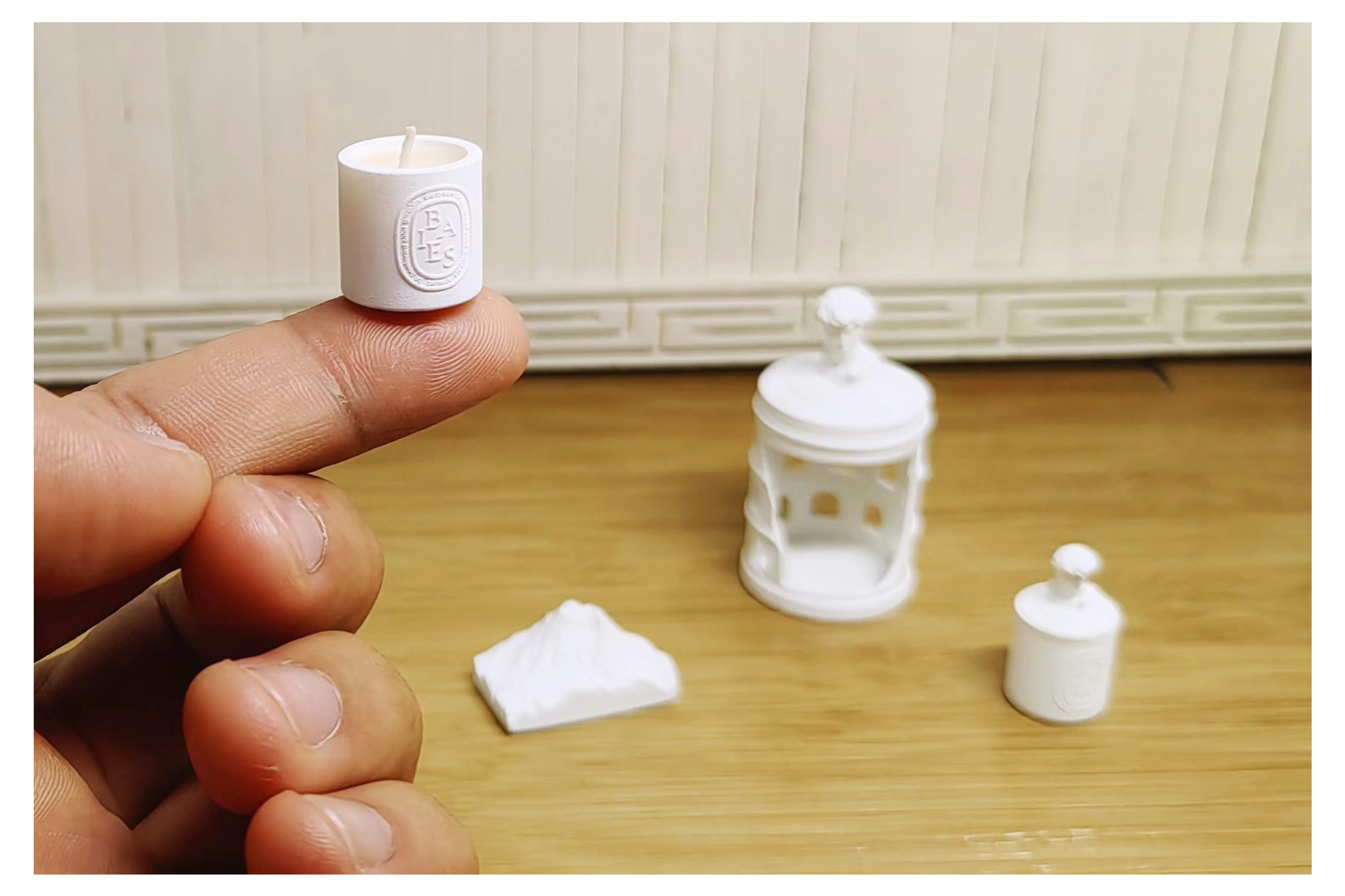 Doll House，dollhouse，Stone aromatherapy lamp，David.，Miniature model，fingertip，Handmade，