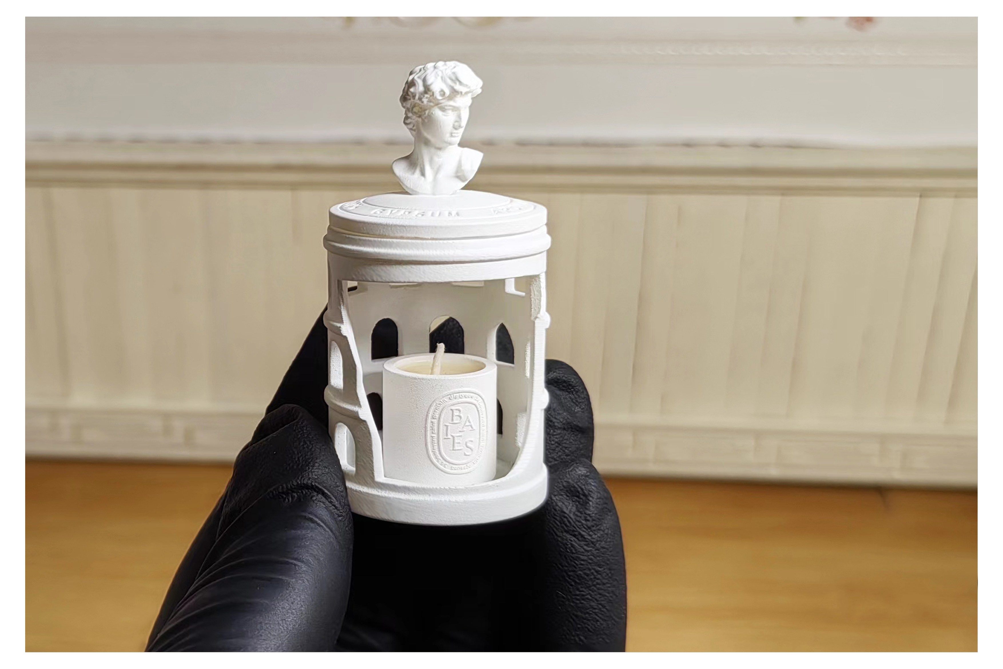 Doll House，dollhouse，Stone aromatherapy lamp，David.，Miniature model，fingertip，Handmade，