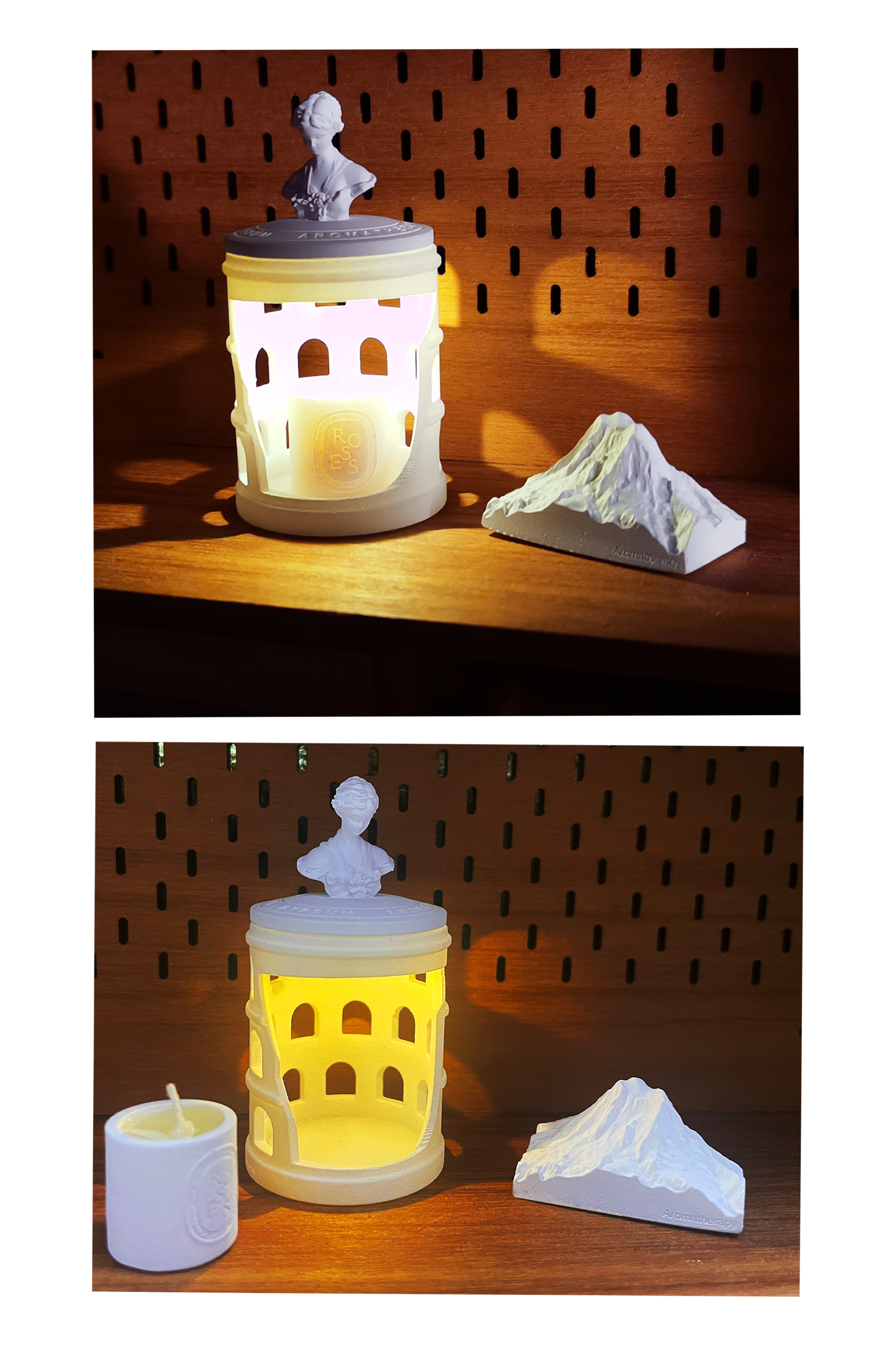 Doll House，dollhouse，Venus，Gypsum aromatherapy lamp，Miniature model，fingertip，Handmade，