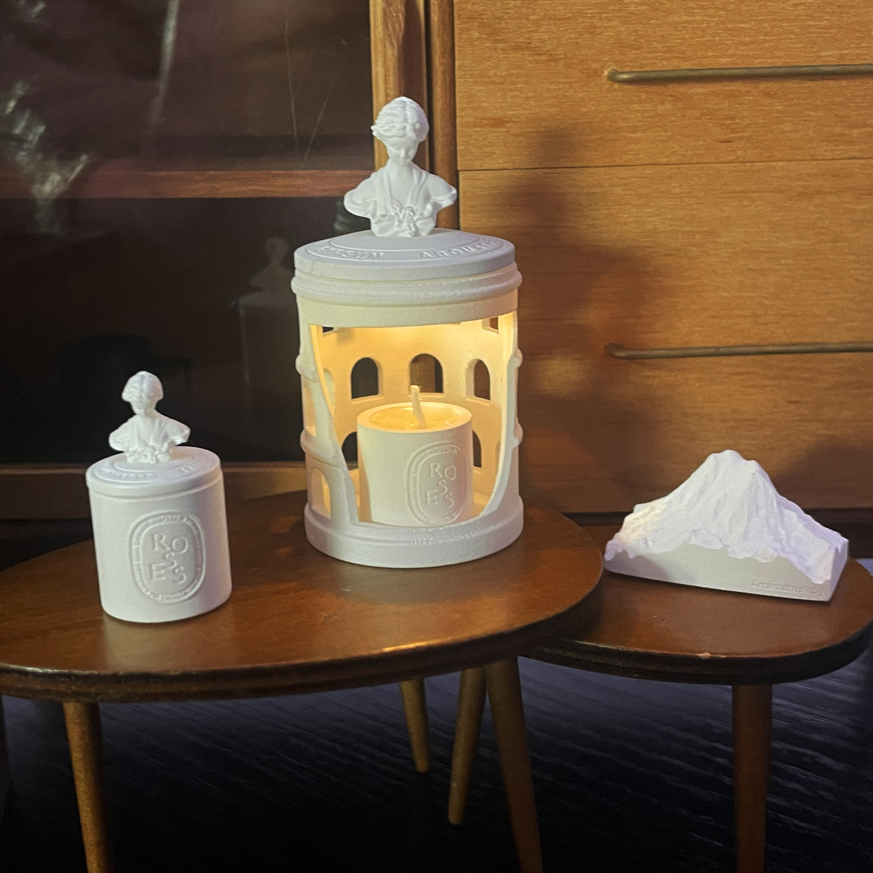 Doll House，dollhouse，Venus，Gypsum aromatherapy lamp，Miniature model，fingertip，Handmade，