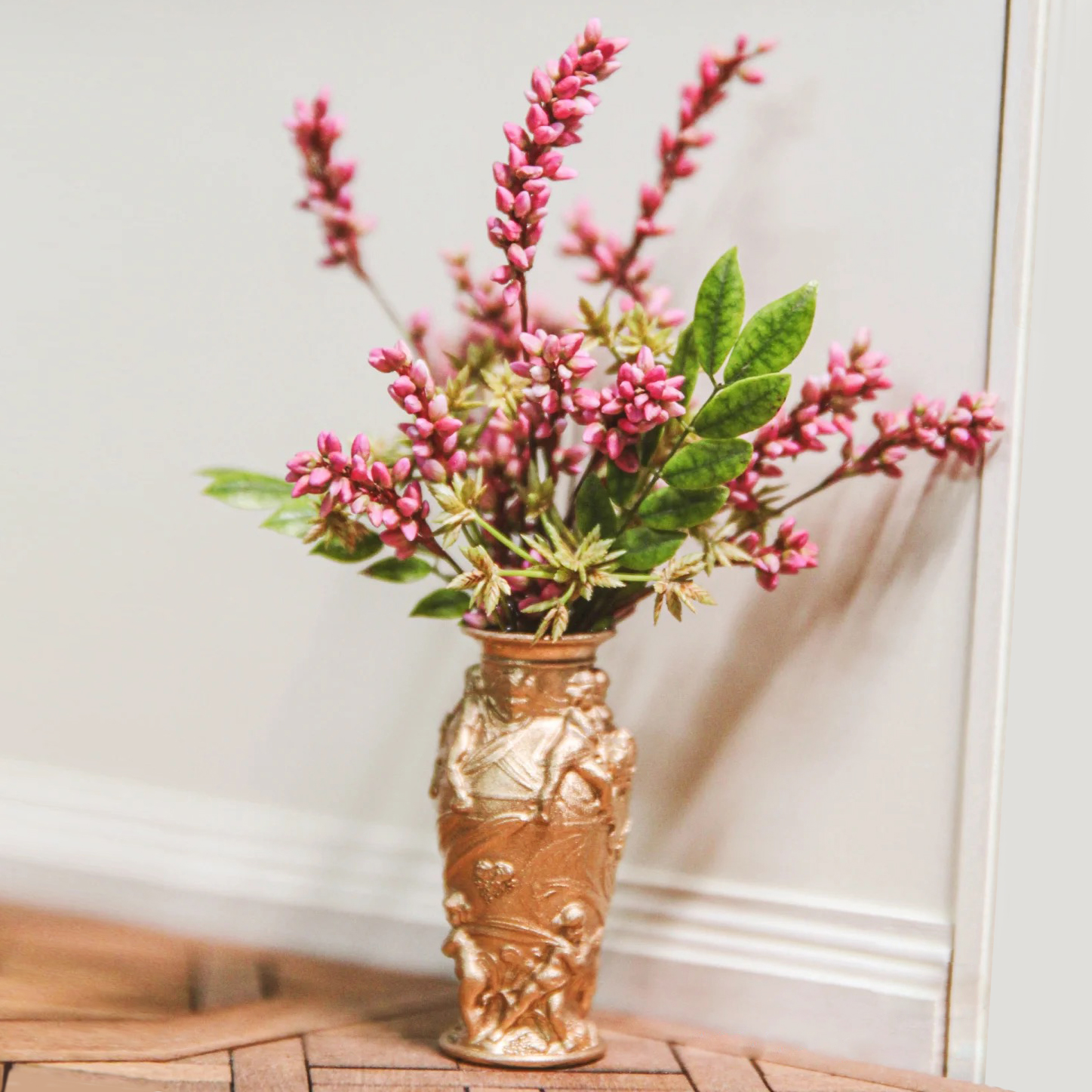 Doll House，dollhouse，Baroque，palace wind，vase，fingertip，Handmade，Miniature model，