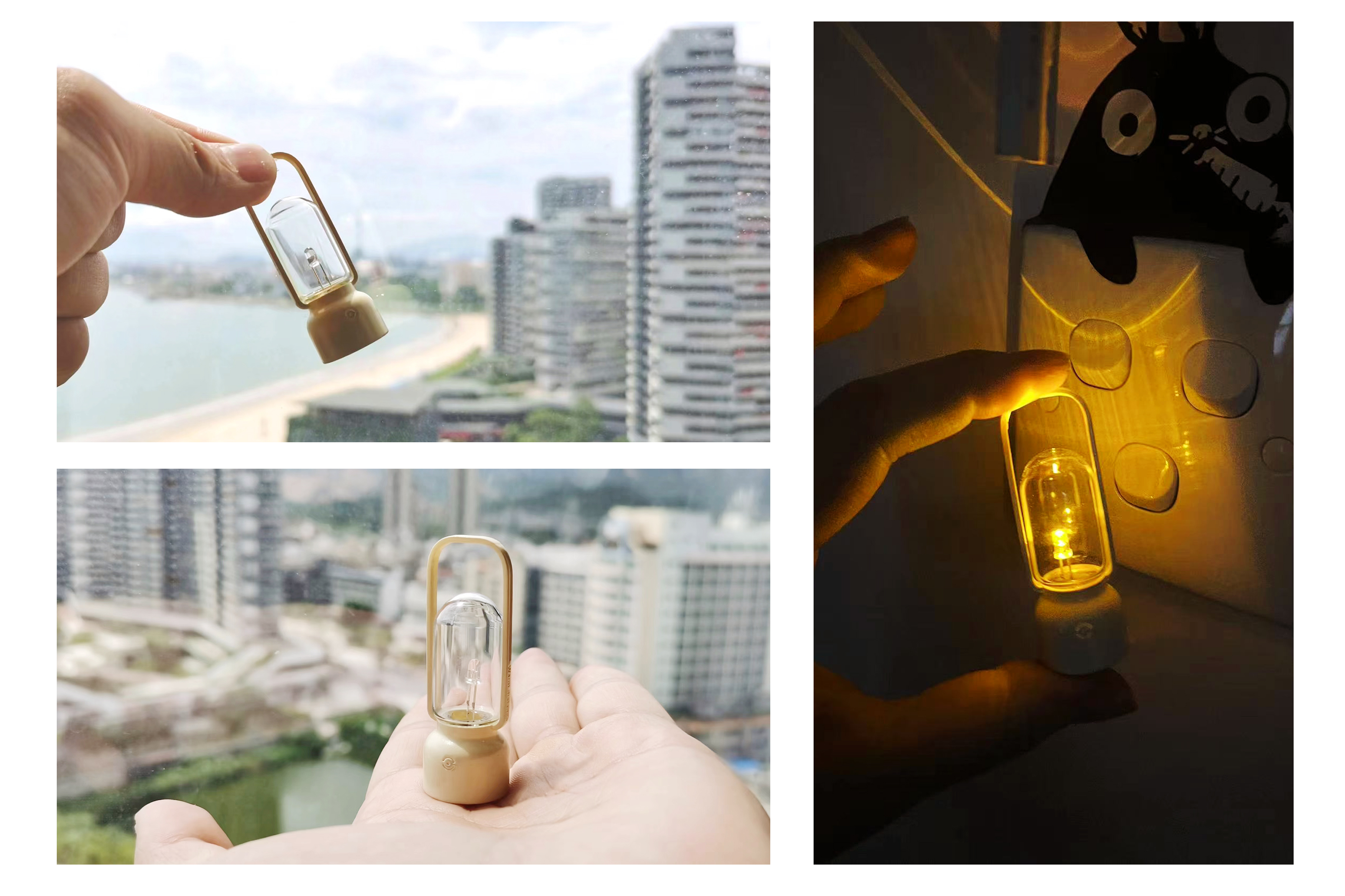 Doll House，dollhouse，outdoors，Camping lamp，Miniature model，fingertip，Handmade，