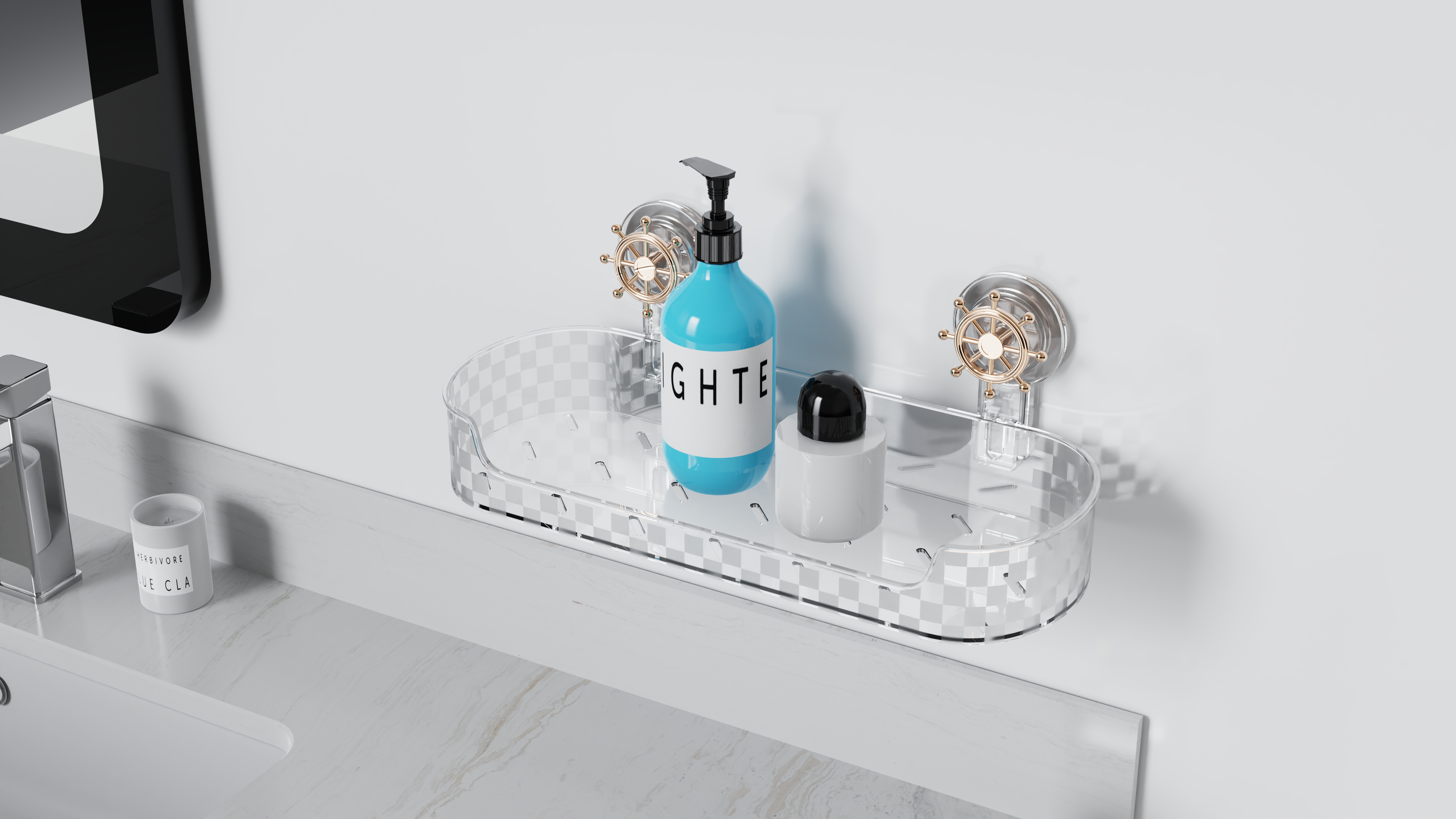 Wall-mounted storage box，storage box，Storage rack，a hook，Suction cup hook，