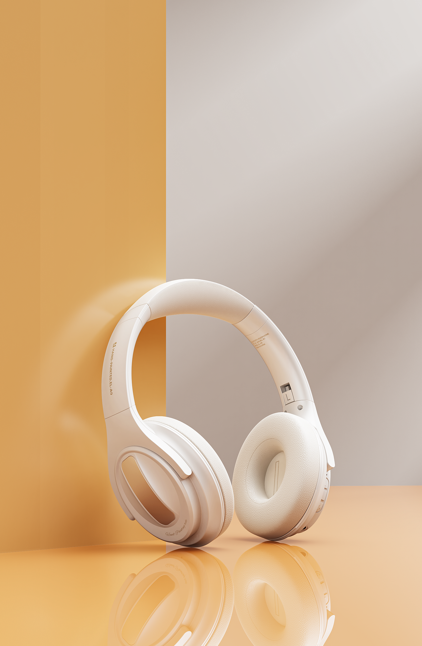Original rendering，three-dimensional，Electronics，electronic product，Product rendering，Headset Bluetooth headset，Bluetooth headset，online retailers，
