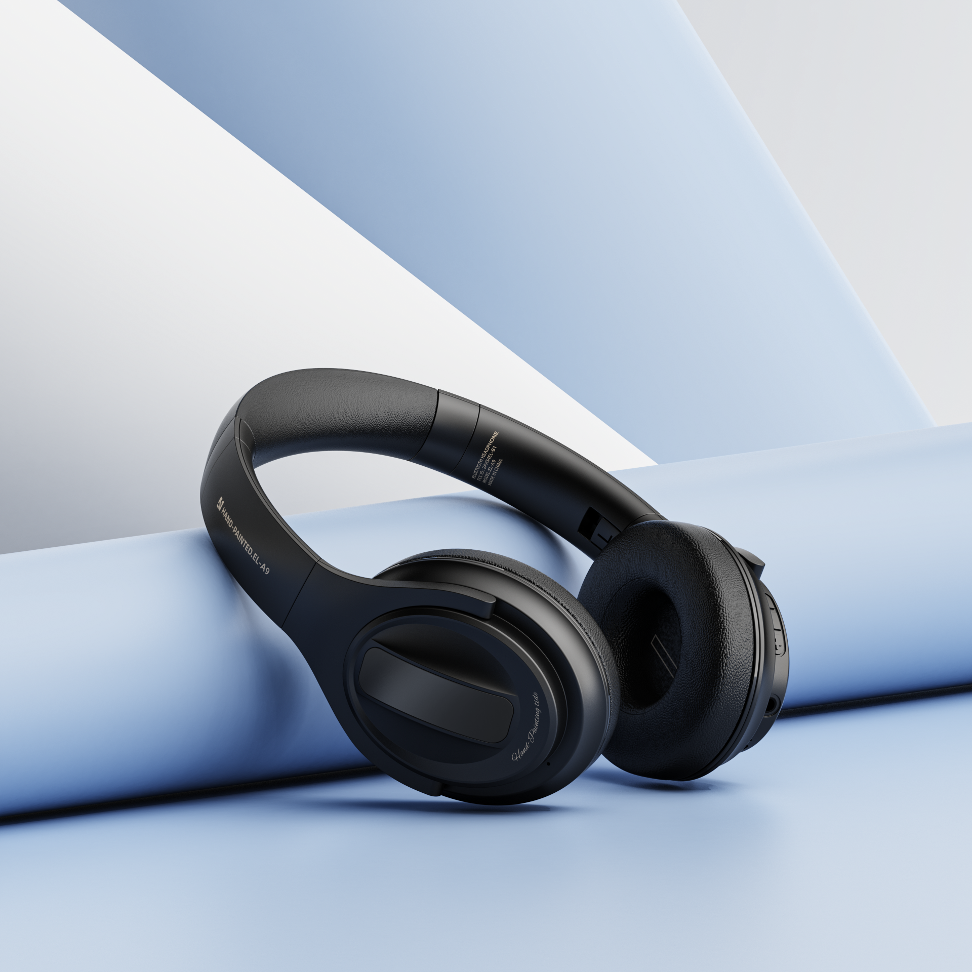 Original rendering，three-dimensional，Electronics，electronic product，Product rendering，Headset Bluetooth headset，Bluetooth headset，online retailers，