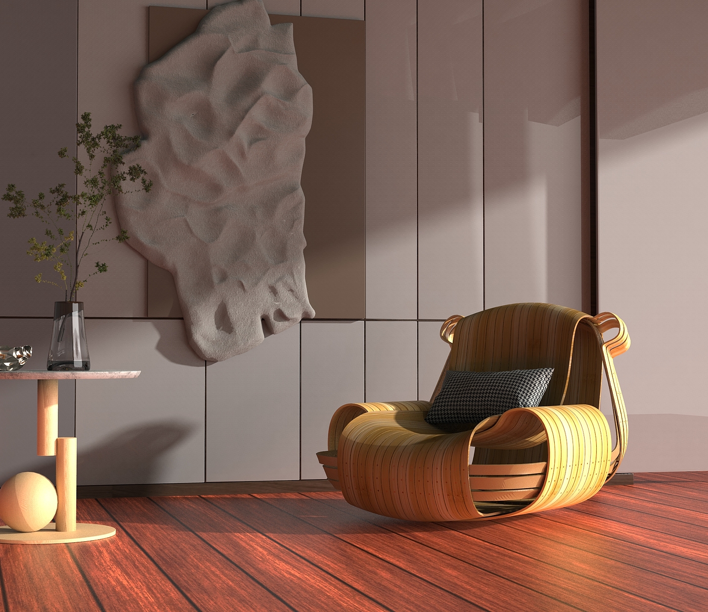 Bamboo products，furniture，chair，family，