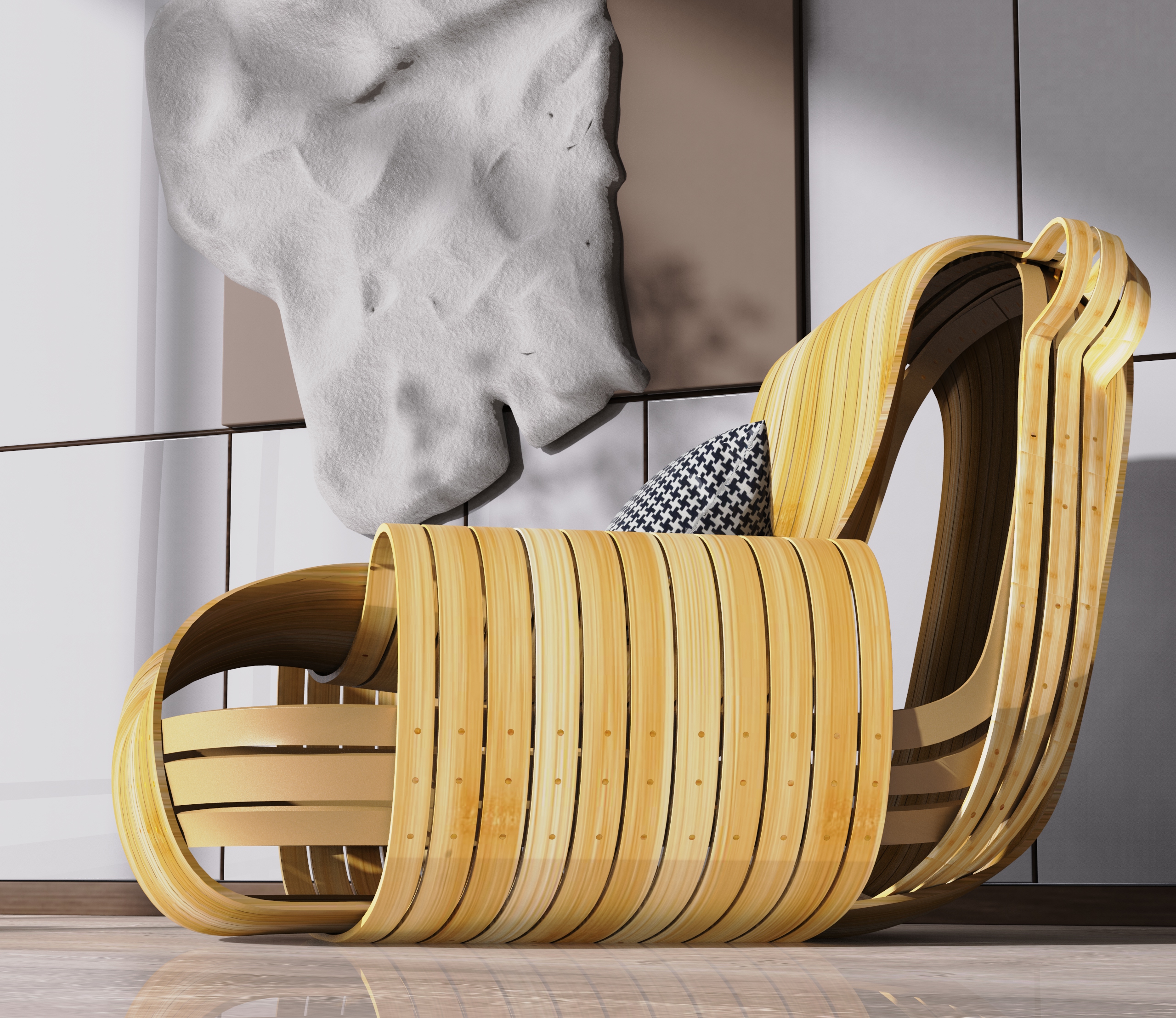 Bamboo products，furniture，chair，family，