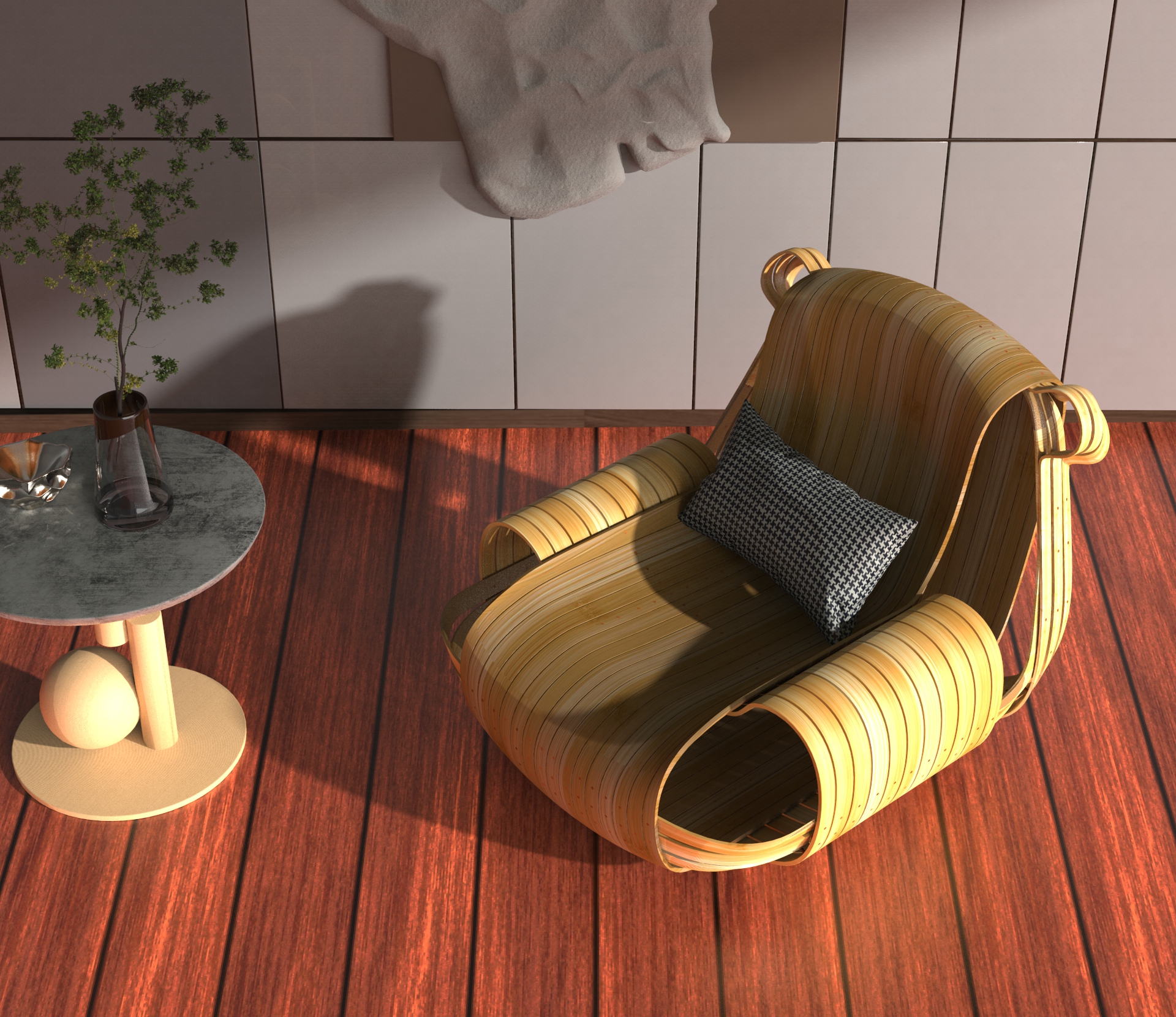 Bamboo products，furniture，chair，family，